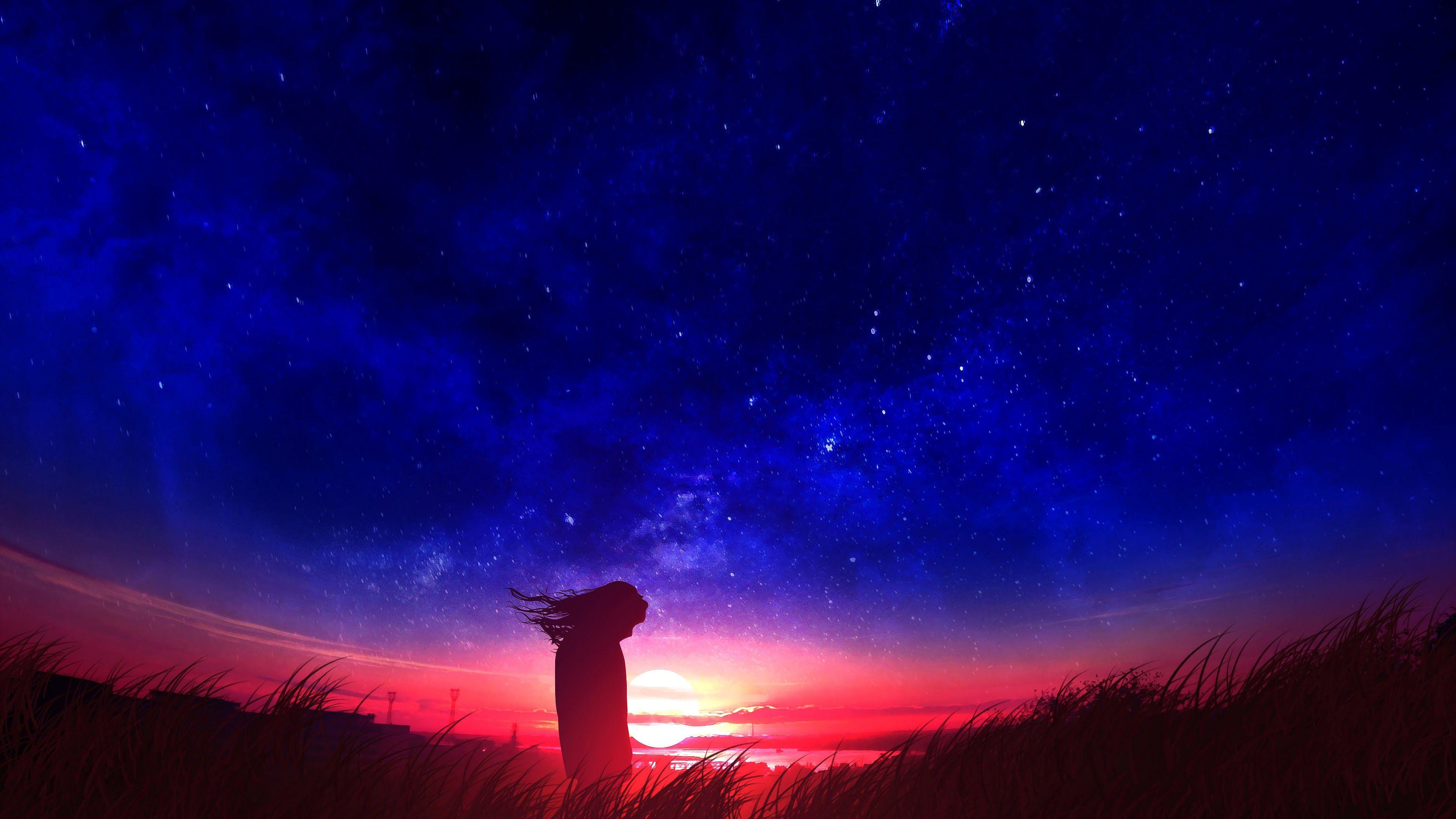 4K Anime Sunset Wallpapers Top Free 4K Anime Sunset Backgrounds