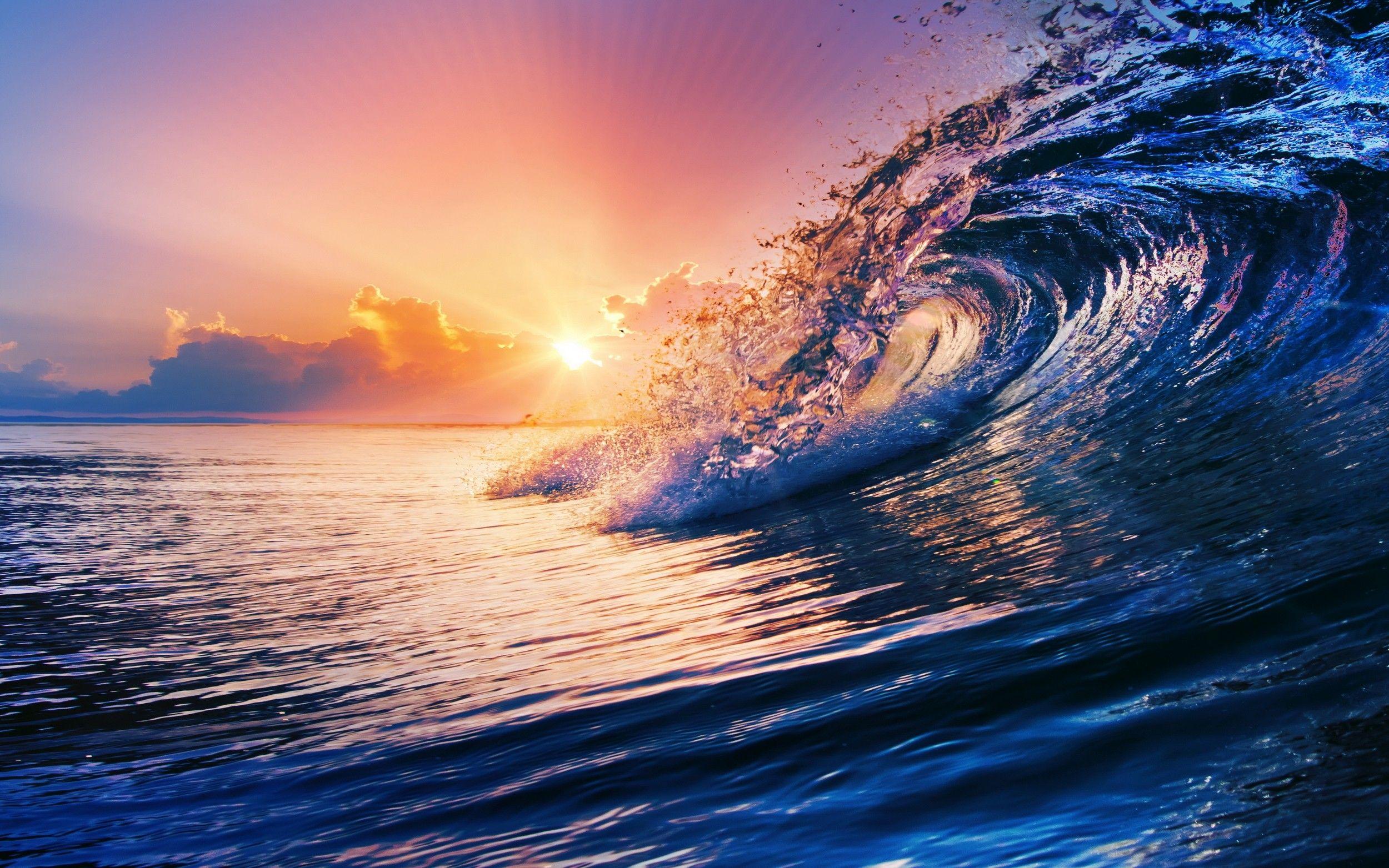 Sunset Wave Wallpapers Top Free Sunset Wave Backgrounds WallpaperAccess