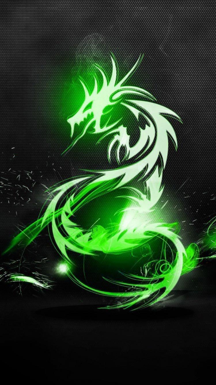Neon Green Dragon Wallpapers Top Free Neon Green Dragon Backgrounds WallpaperAccess