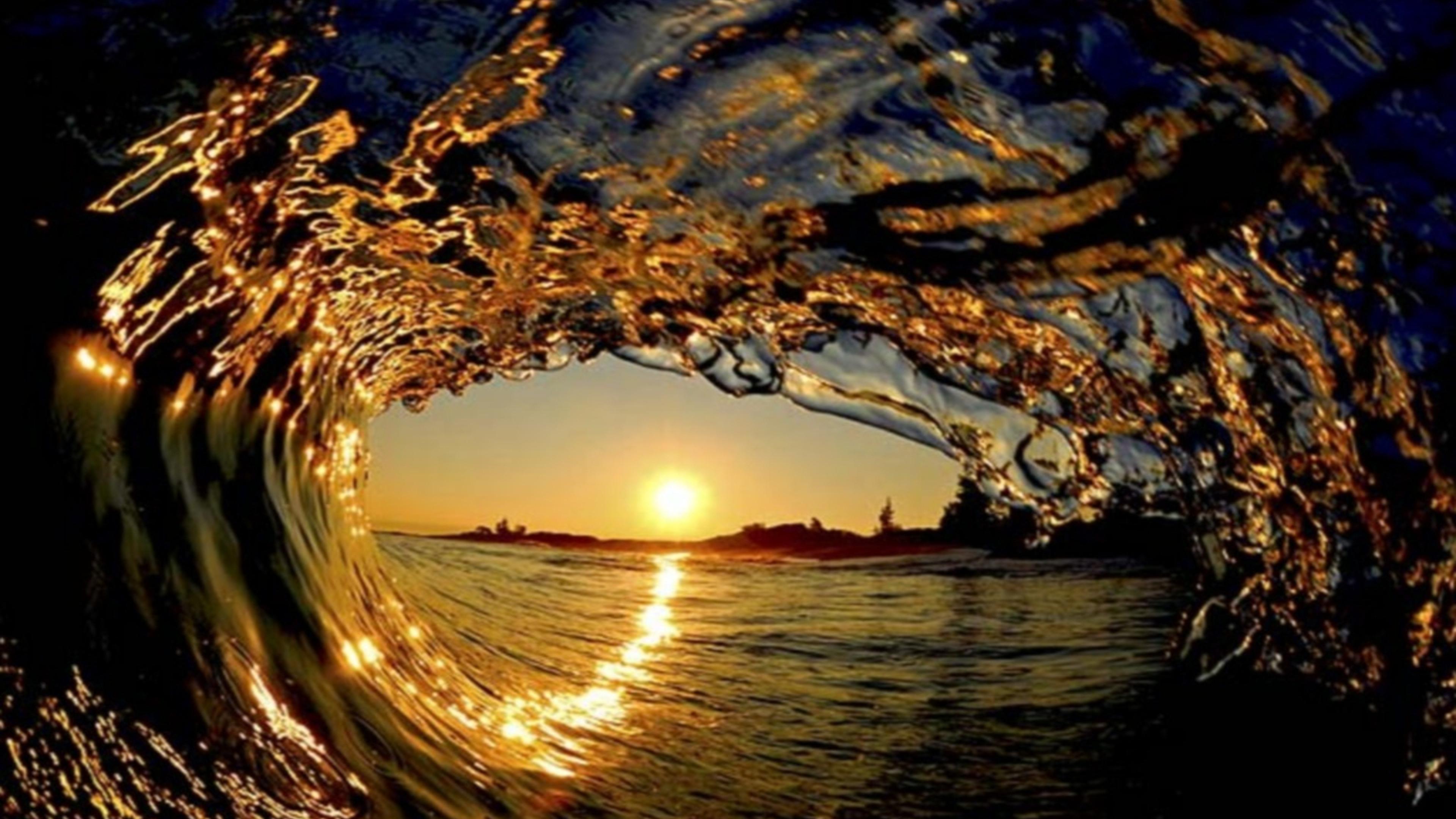 Sunset Wave Wallpapers Top Free Sunset Wave Backgrounds WallpaperAccess