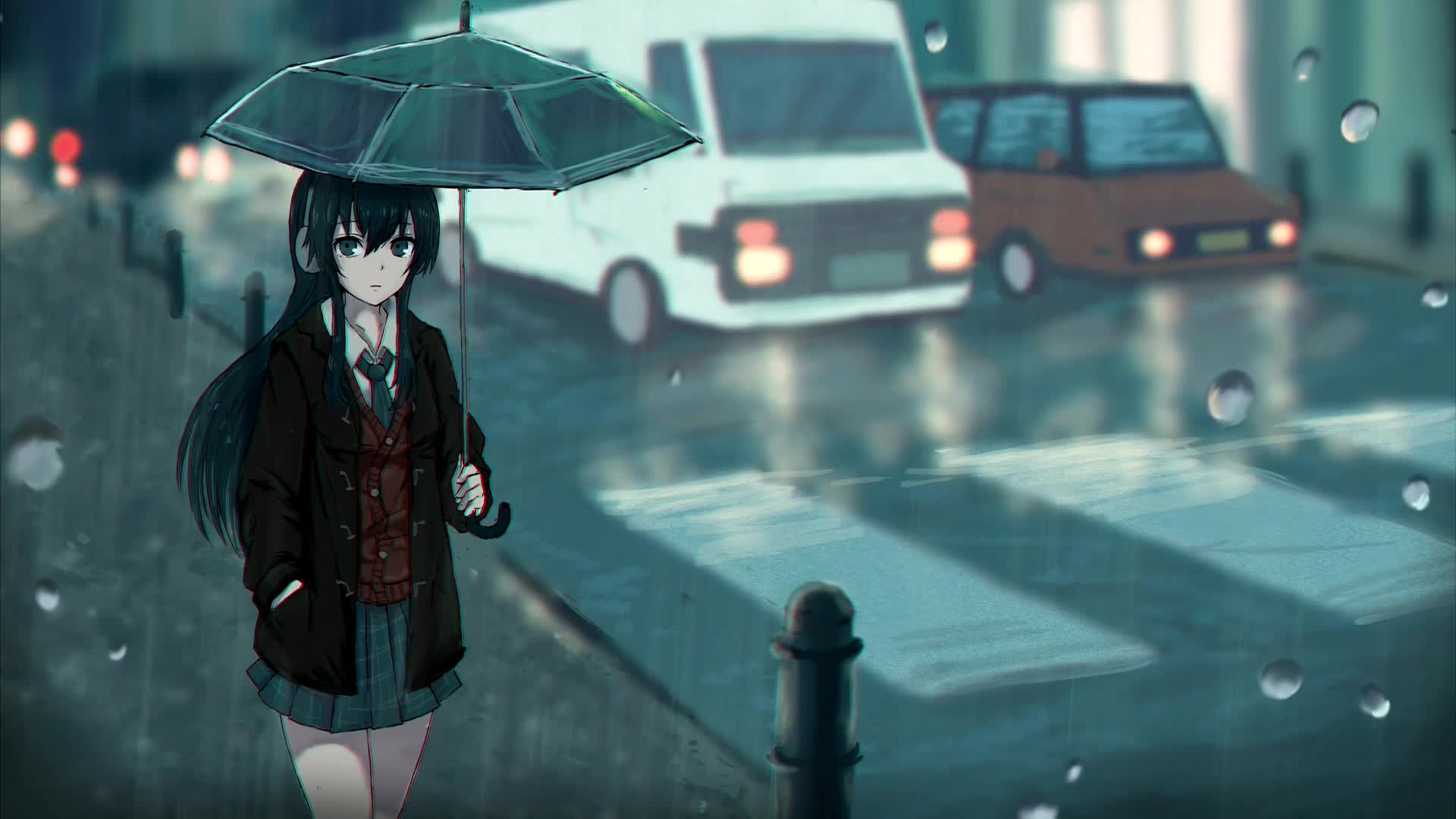 Anime Rain Live Wallpapers Top Free Anime Rain Live Backgrounds