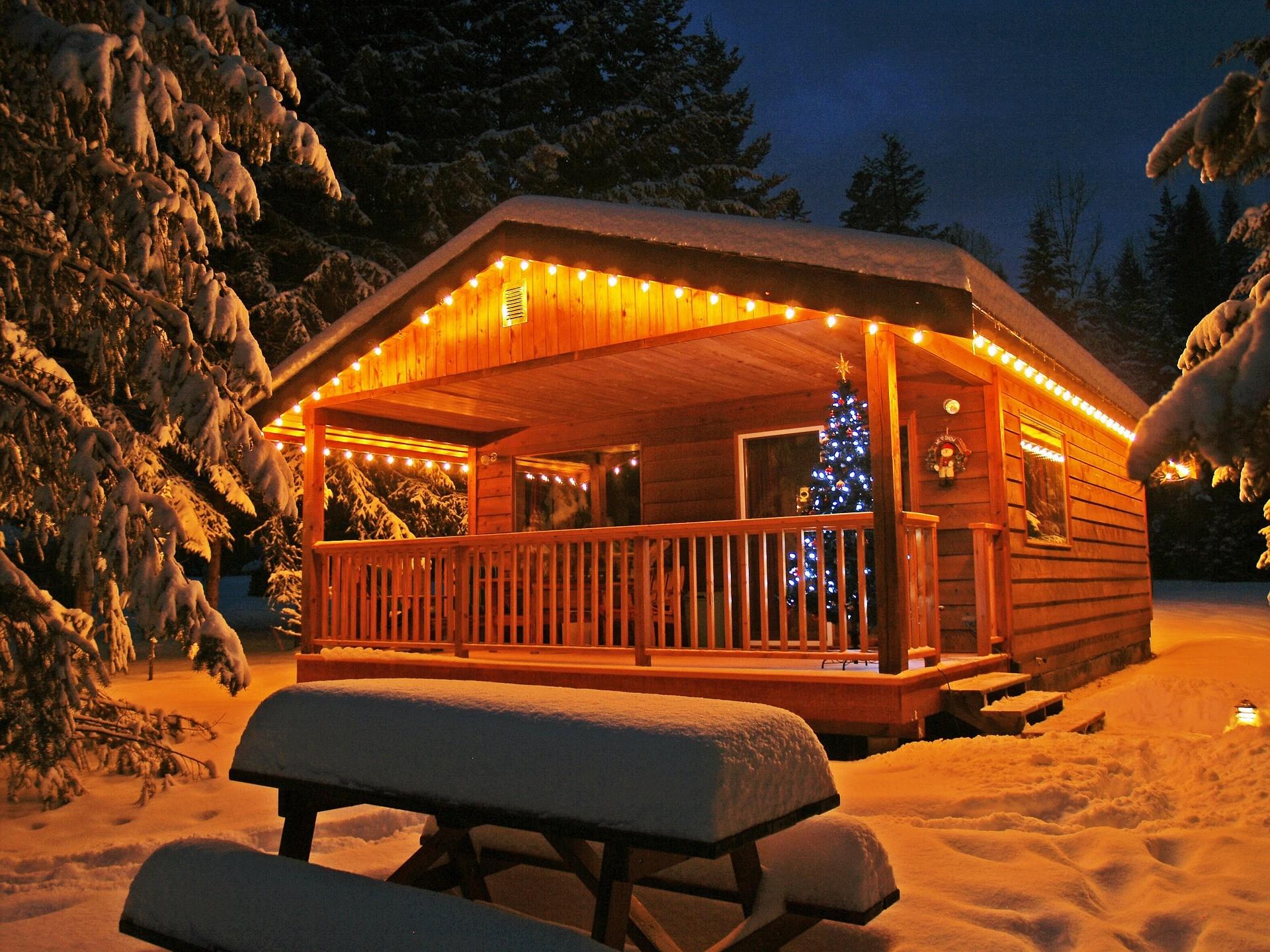 Christmas Cabin Wallpapers Top Free Christmas Cabin Backgrounds