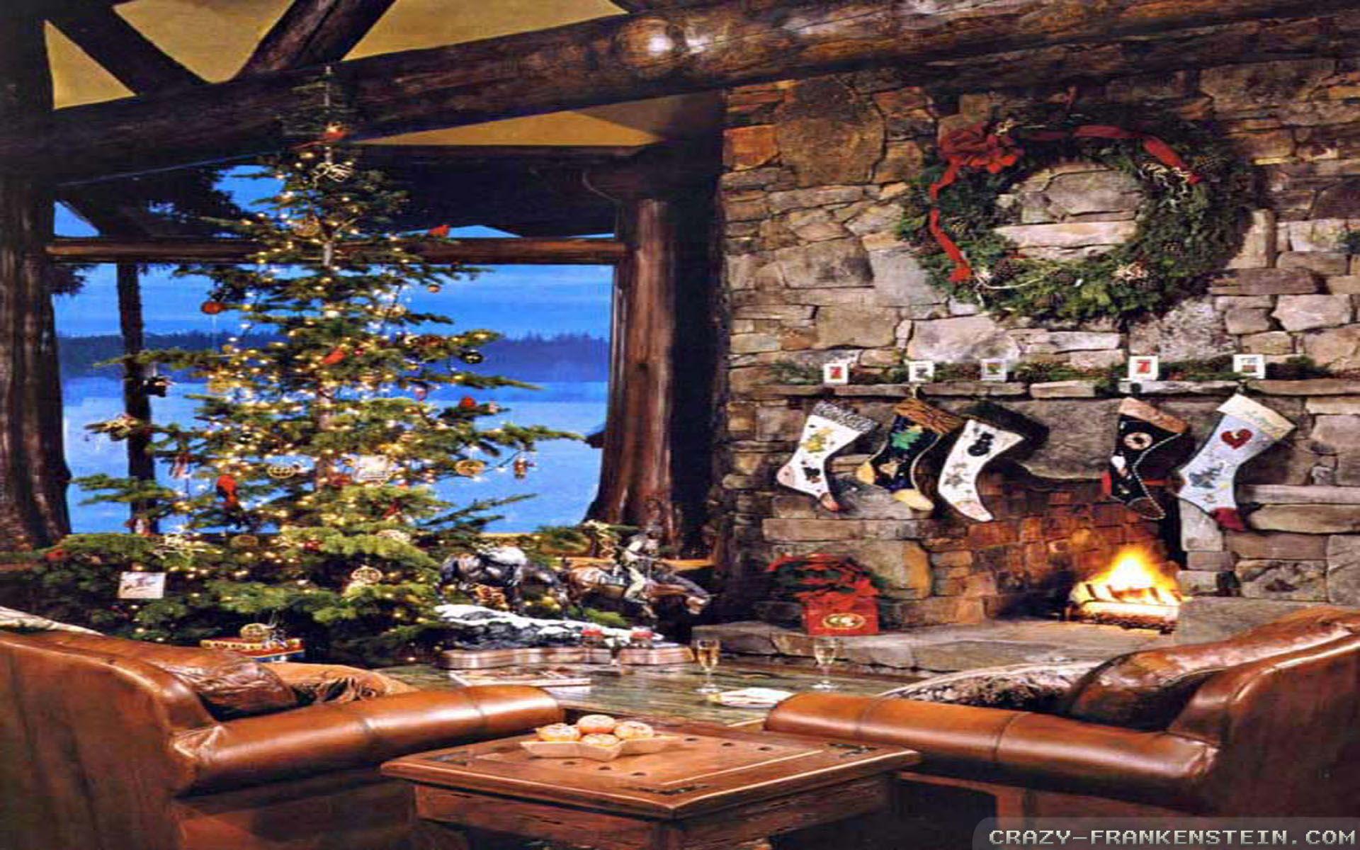 Christmas Cabin Wallpapers Top Free Christmas Cabin Backgrounds