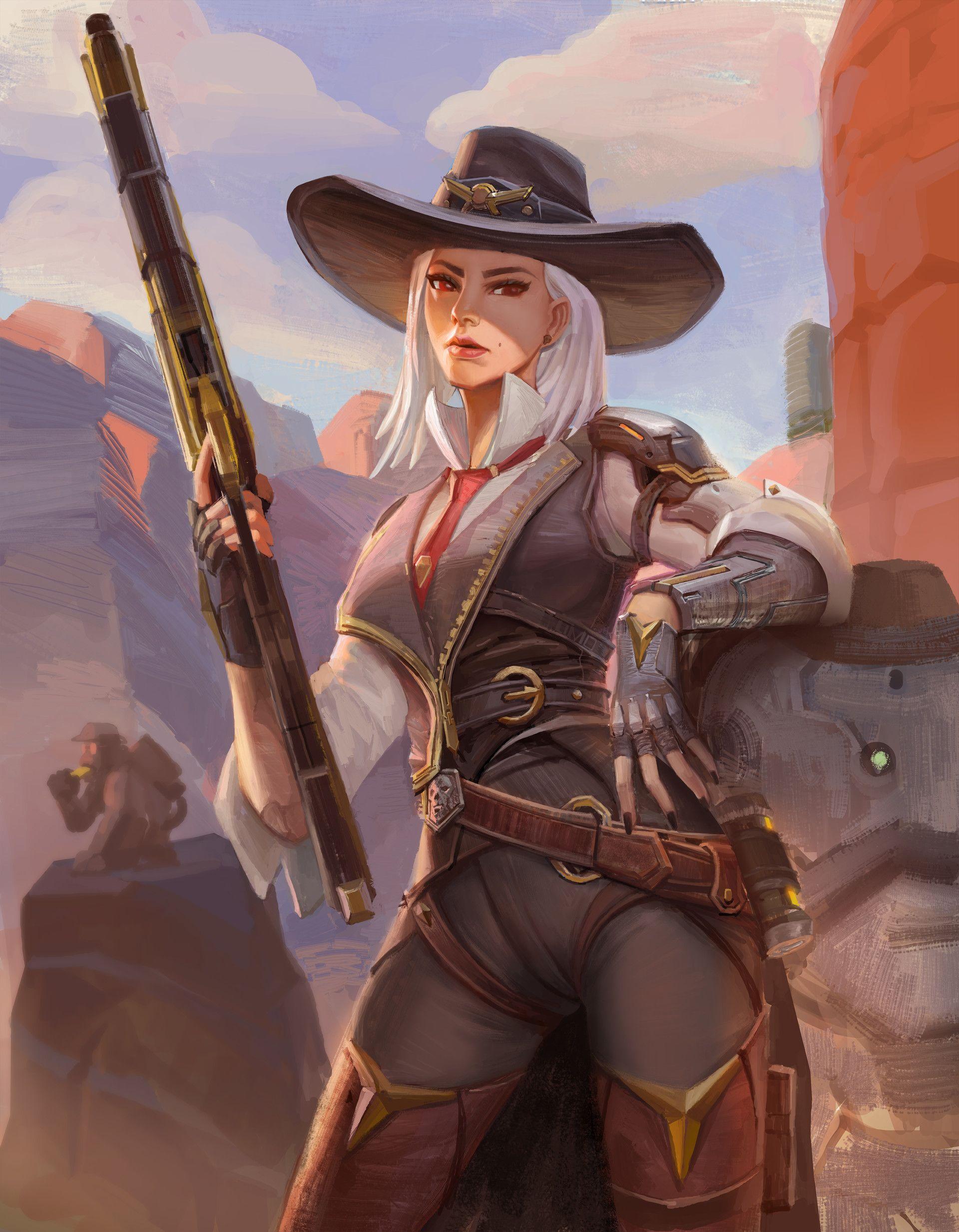 Overwatch Ashe Wallpapers Top Free Overwatch Ashe Backgrounds