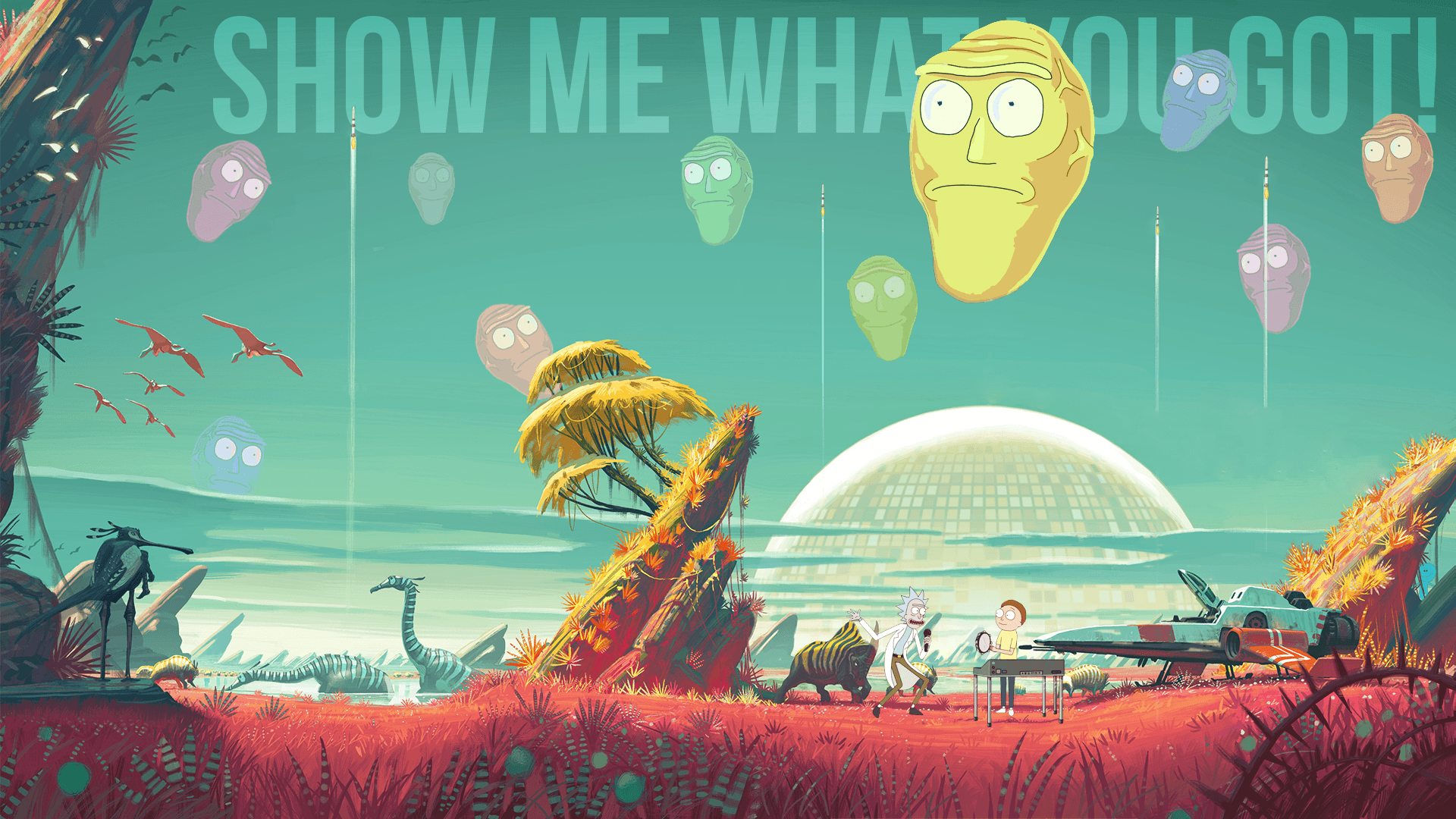 Rick and Morty Dual Screen Wallpapers Top Free Rick and Morty Dual