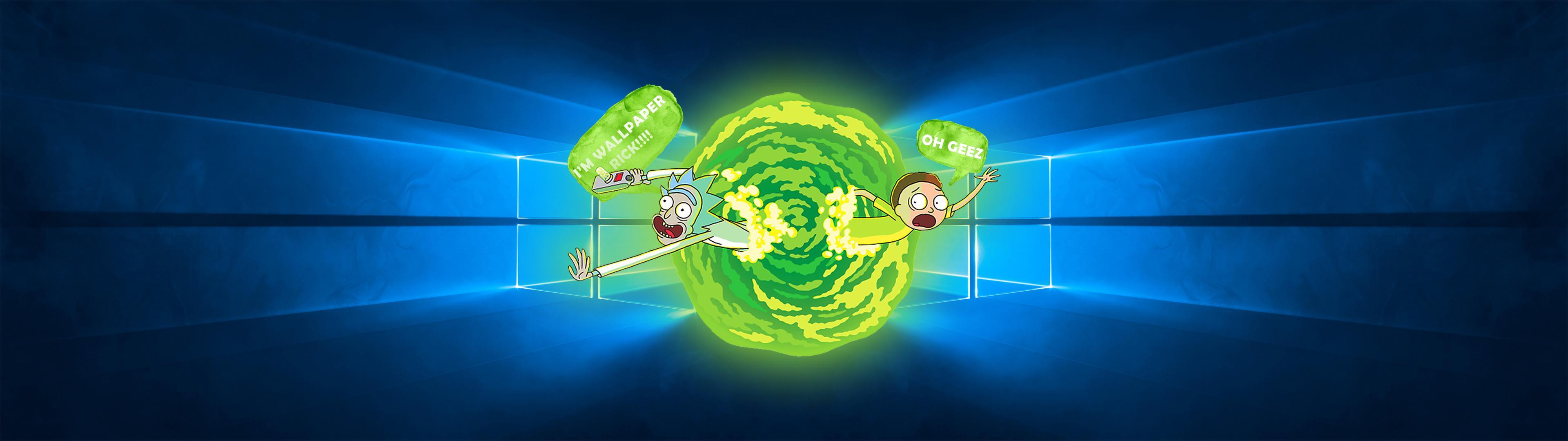 Rick and Morty Dual Screen Wallpapers Top Free Rick and Morty Dual