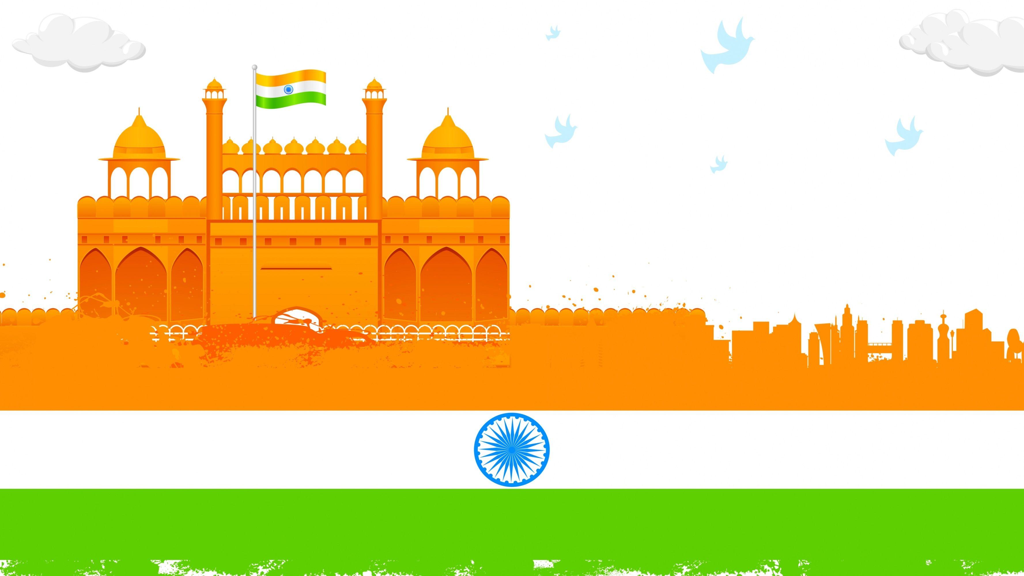 Red Fort Wallpapers Top Free Red Fort Backgrounds WallpaperAccess
