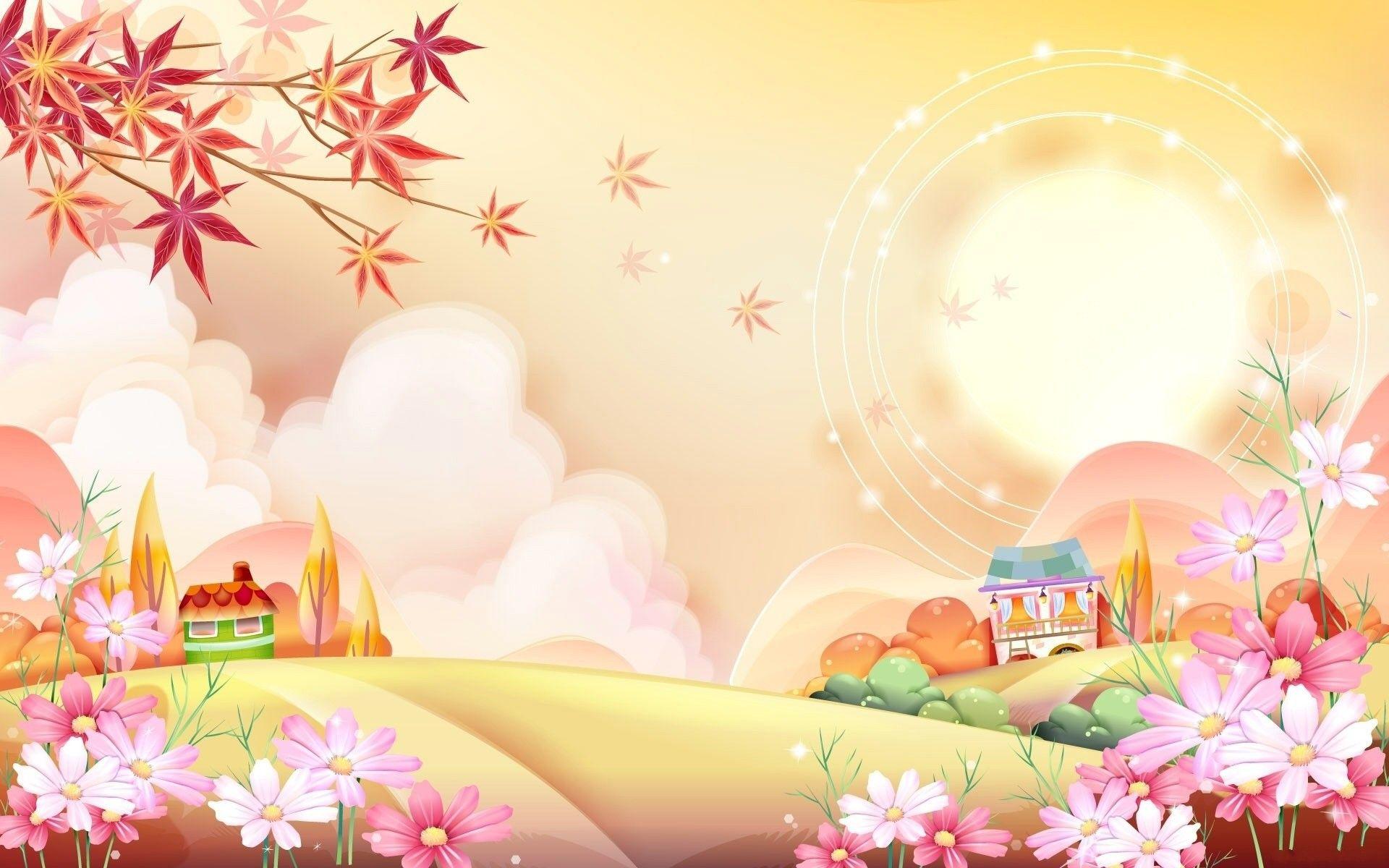 Spring Cartoon Wallpapers Top Free Spring Cartoon Backgrounds