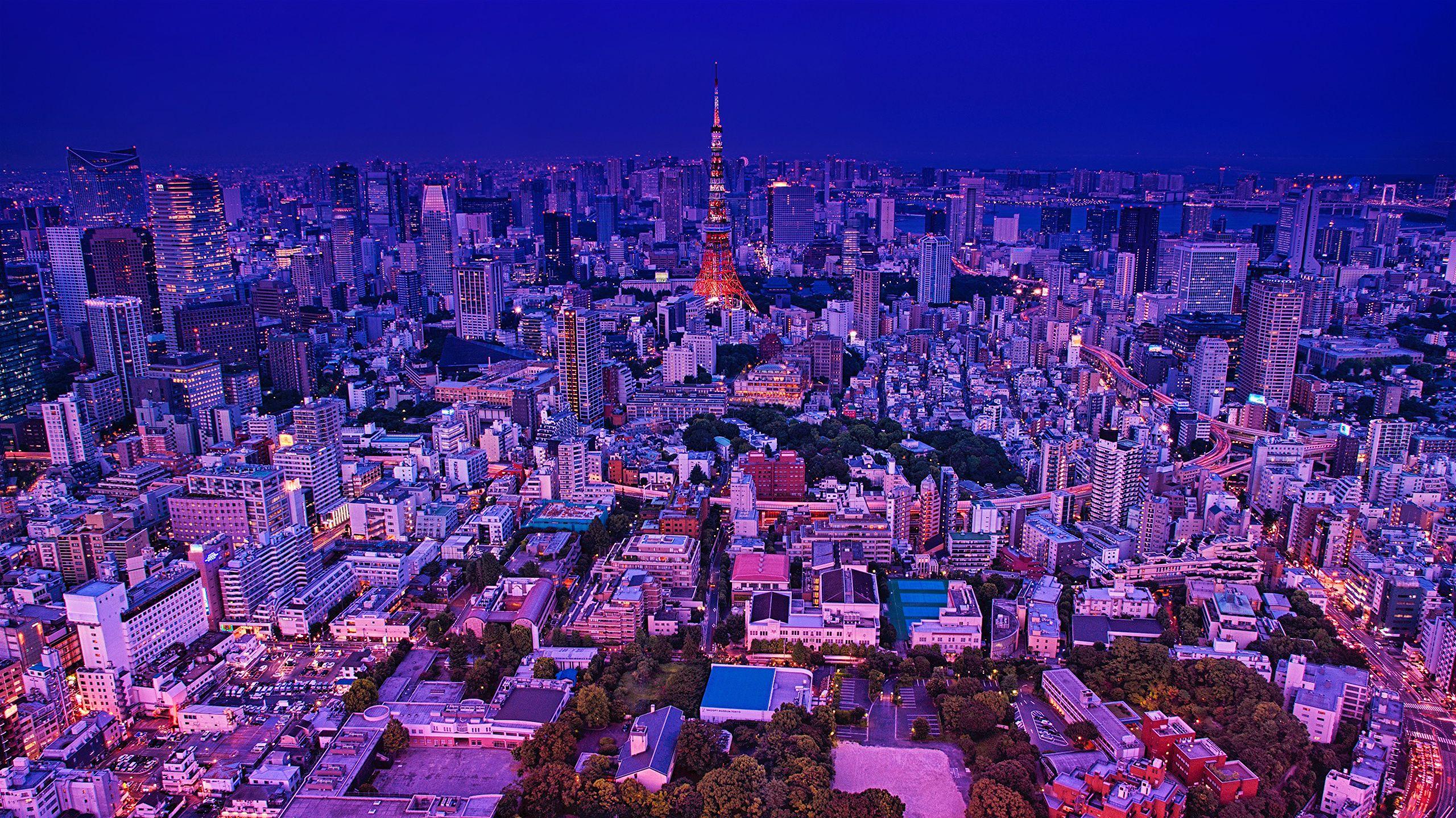 Purple Tokyo City Wallpapers Top Free Purple Tokyo City