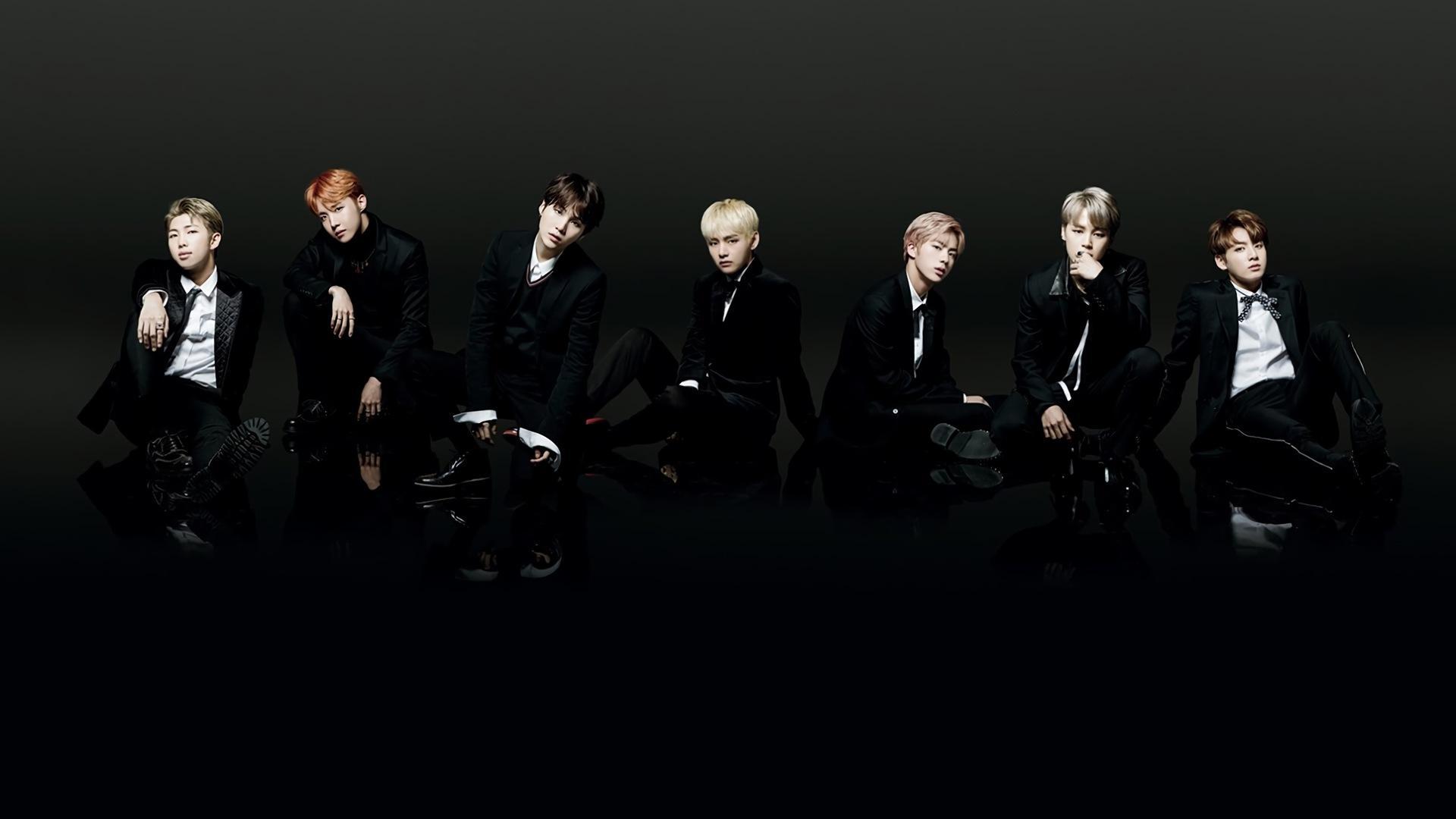 BTS Black and White Desktop Wallpapers Top Free BTS Black and White