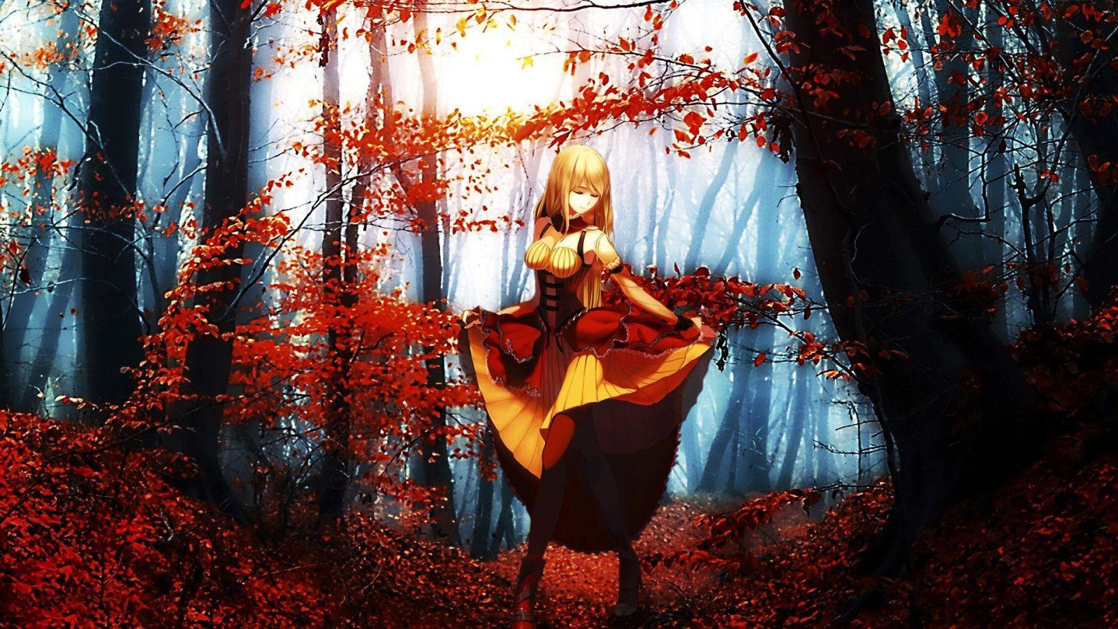 Autumn Anime Wallpapers Top Free Autumn Anime Backgrounds