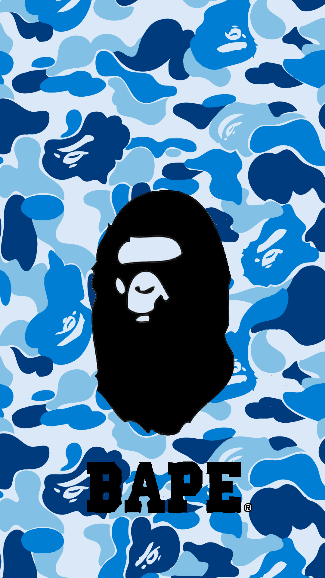 Blue BAPE Wallpapers Top Free Blue BAPE Backgrounds WallpaperAccess
