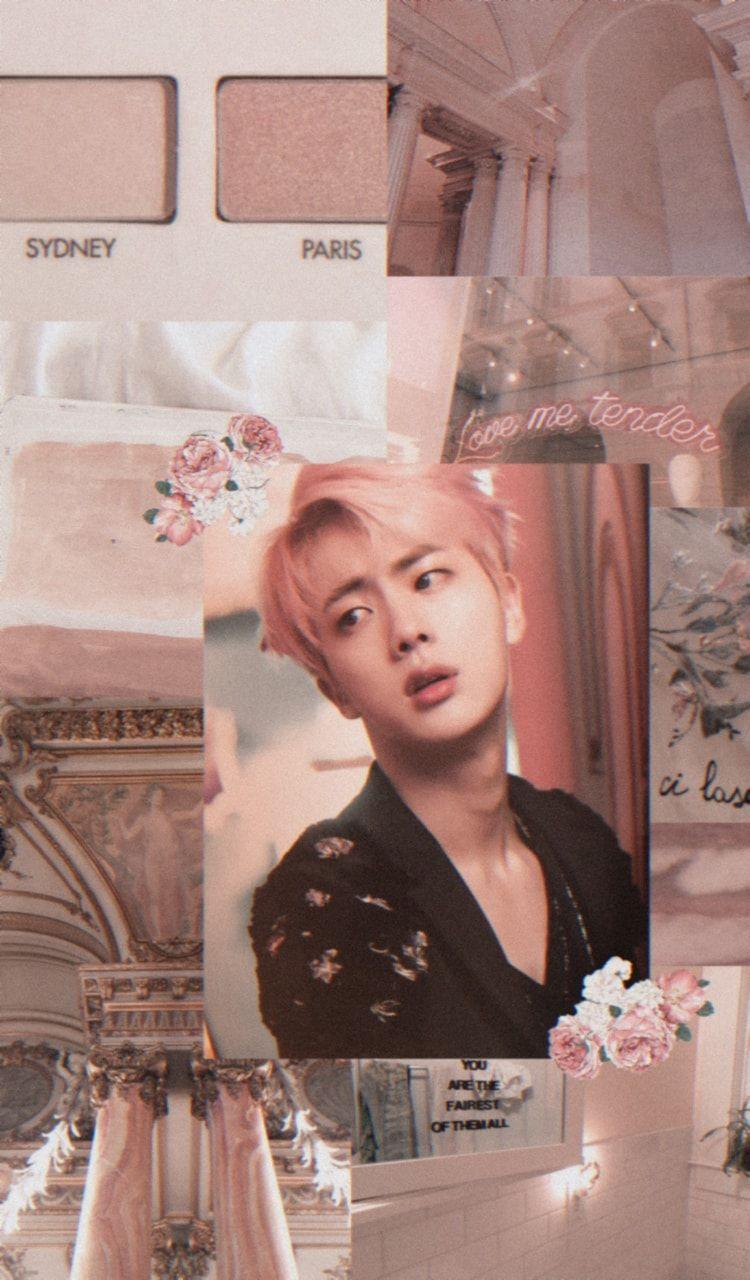 BTS Jin Aesthetic Wallpapers Top Free BTS Jin Aesthetic Backgrounds WallpaperAccess