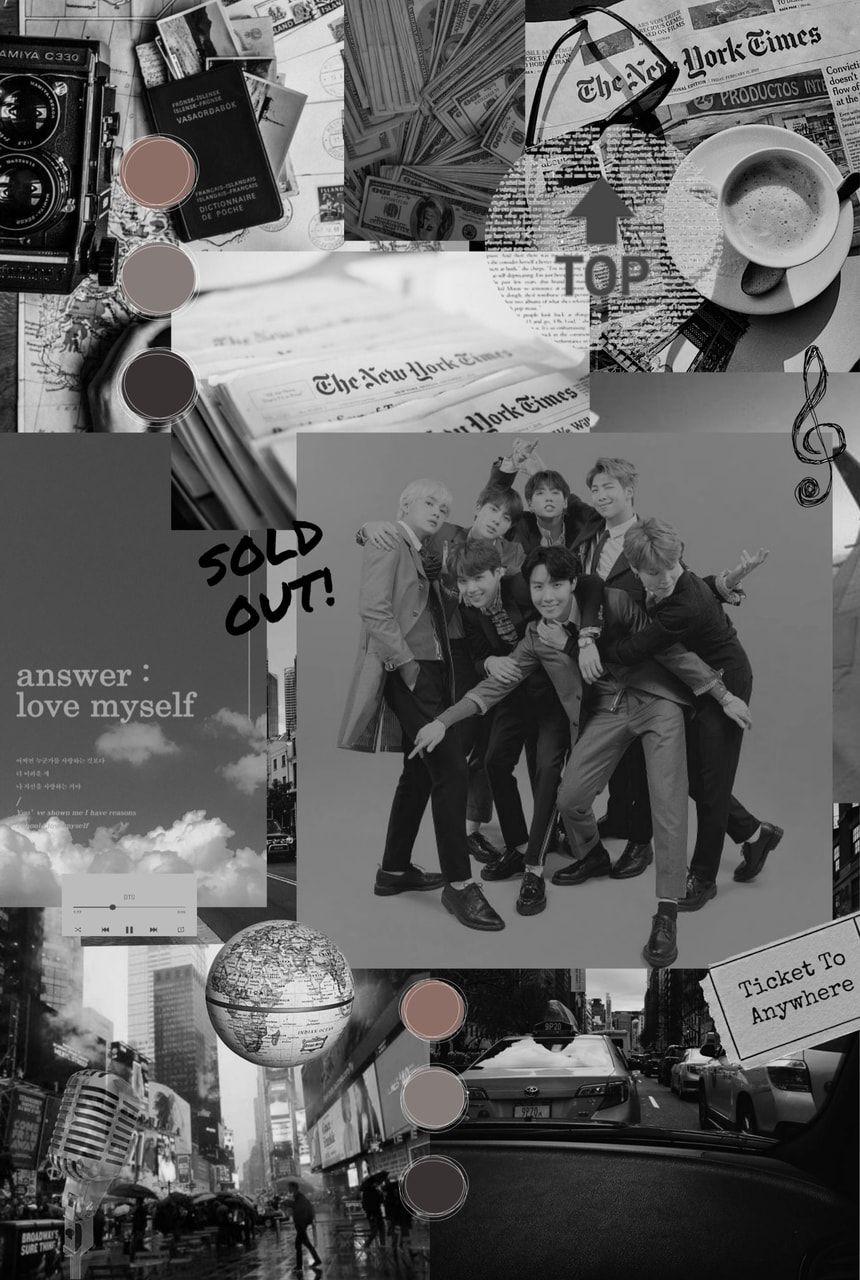 BTS Black Aesthetic Wallpapers Top Free BTS Black Aesthetic