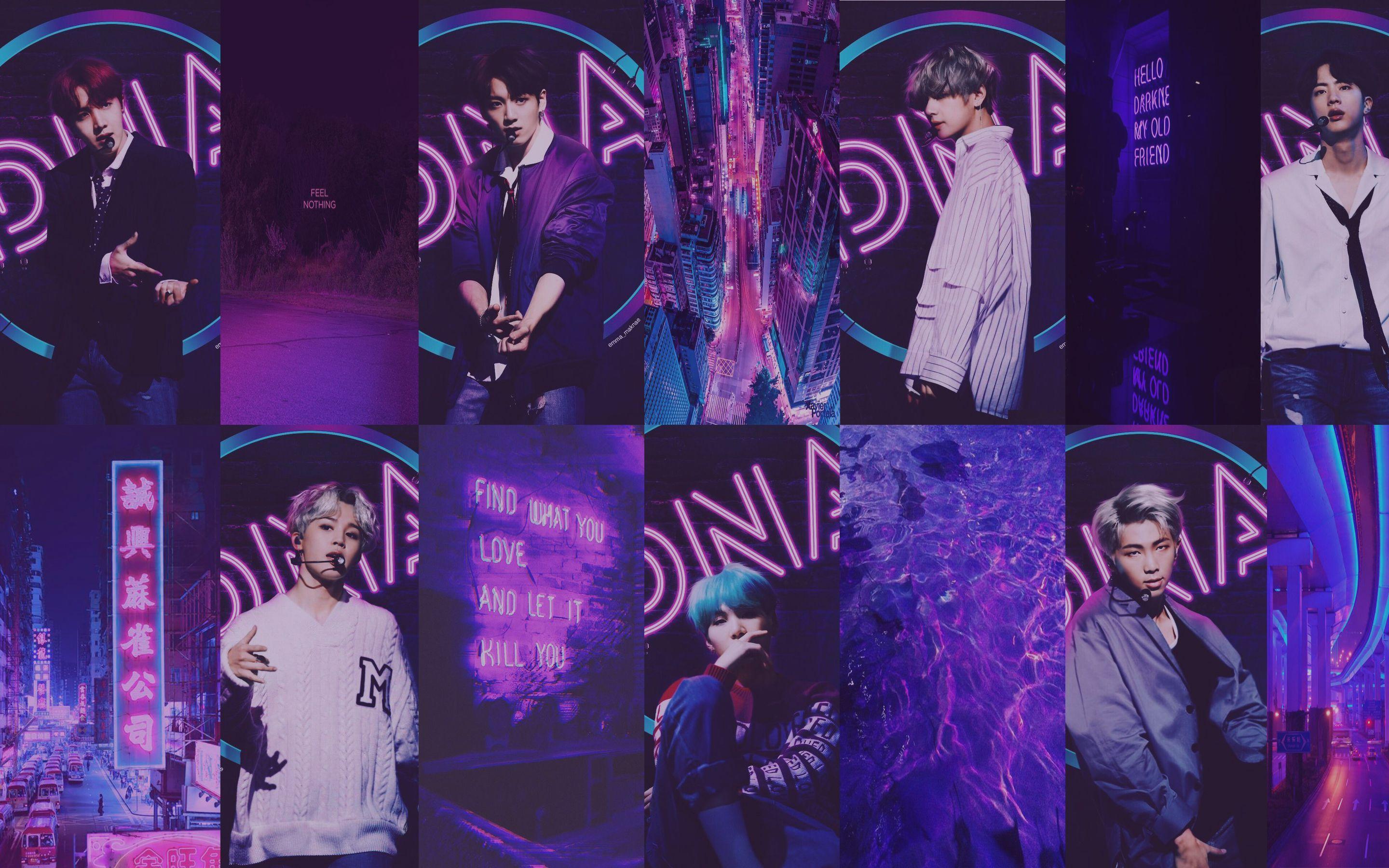 BTS Purple Aesthetic Wallpapers Top Free BTS Purple
