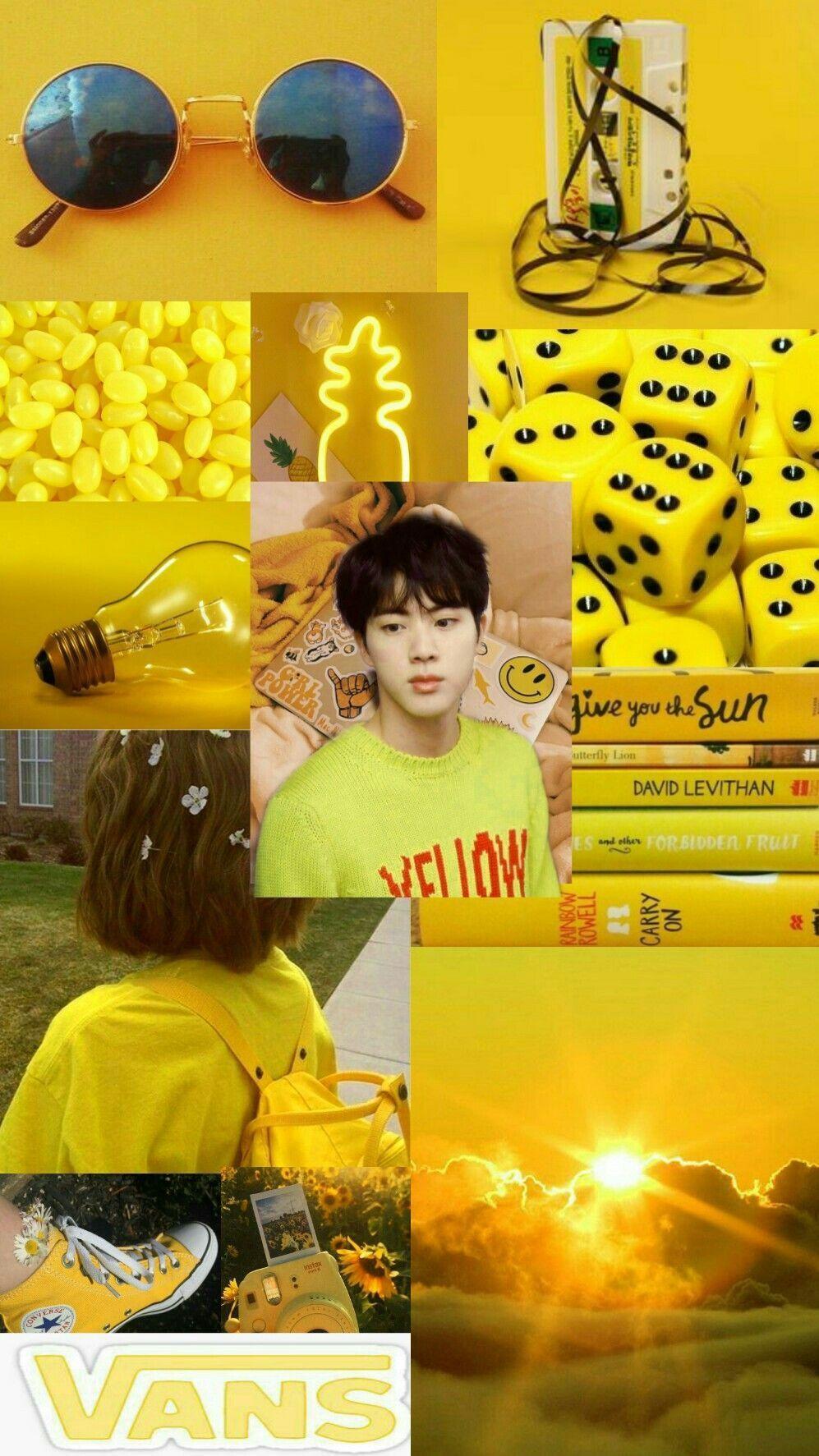 BTS Yellow Aesthetic Wallpapers Top Free BTS Yellow Aesthetic