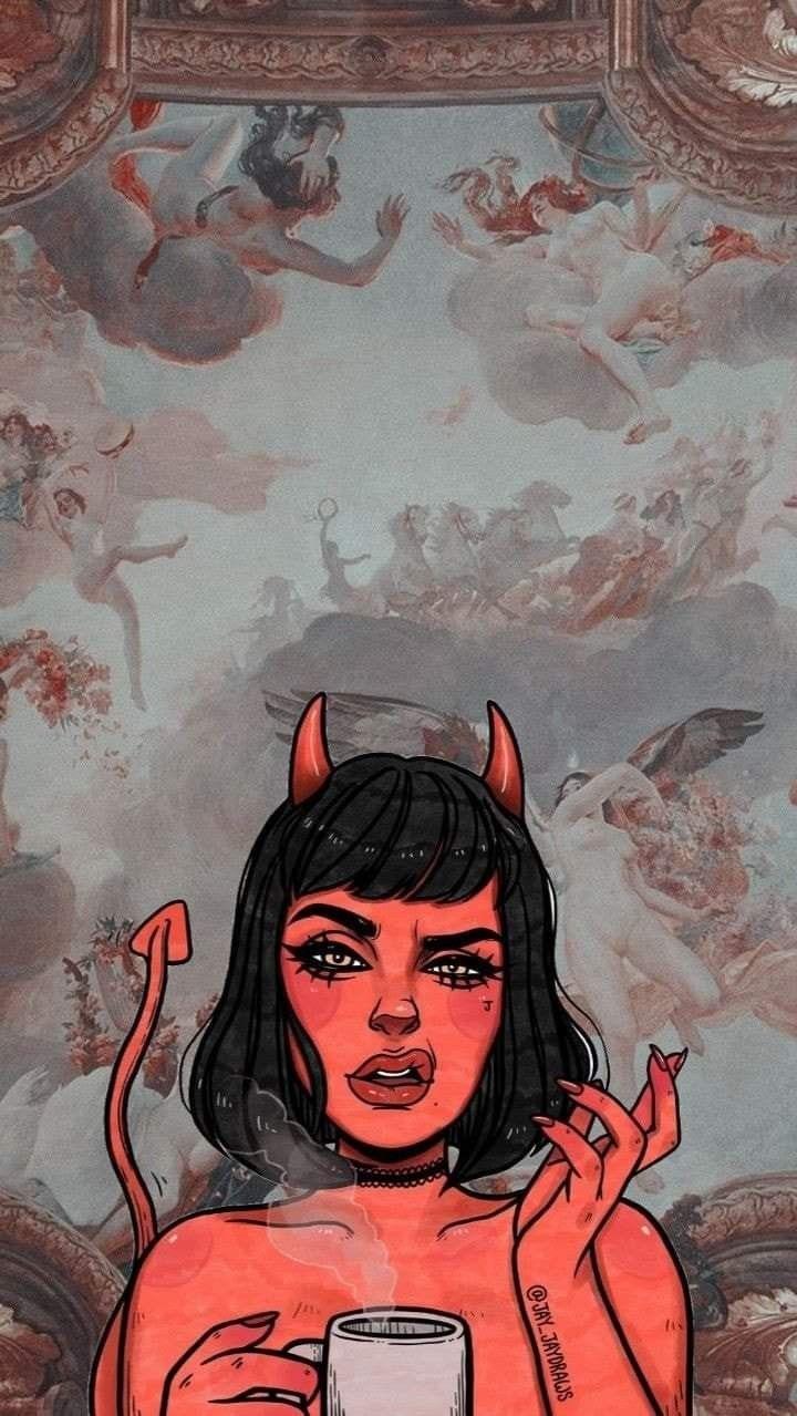Devil Girl Aesthetic Wallpaper