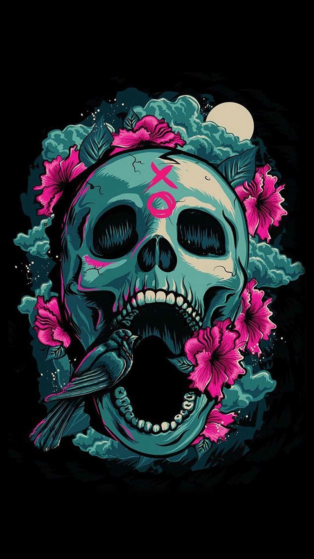 Pink Sugar Skull Wallpapers Top Free Pink Sugar Skull Backgrounds