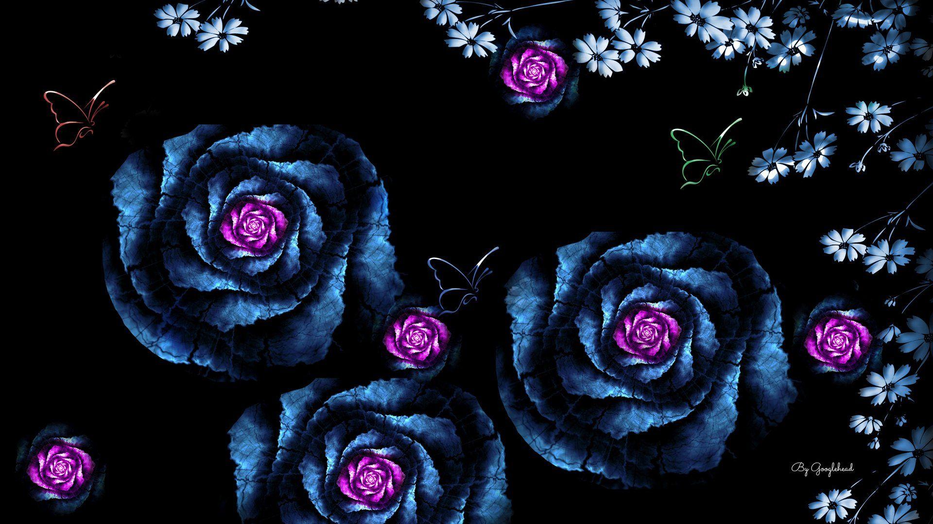Blue and Purple Rose Wallpapers Top Free Blue and Purple Rose