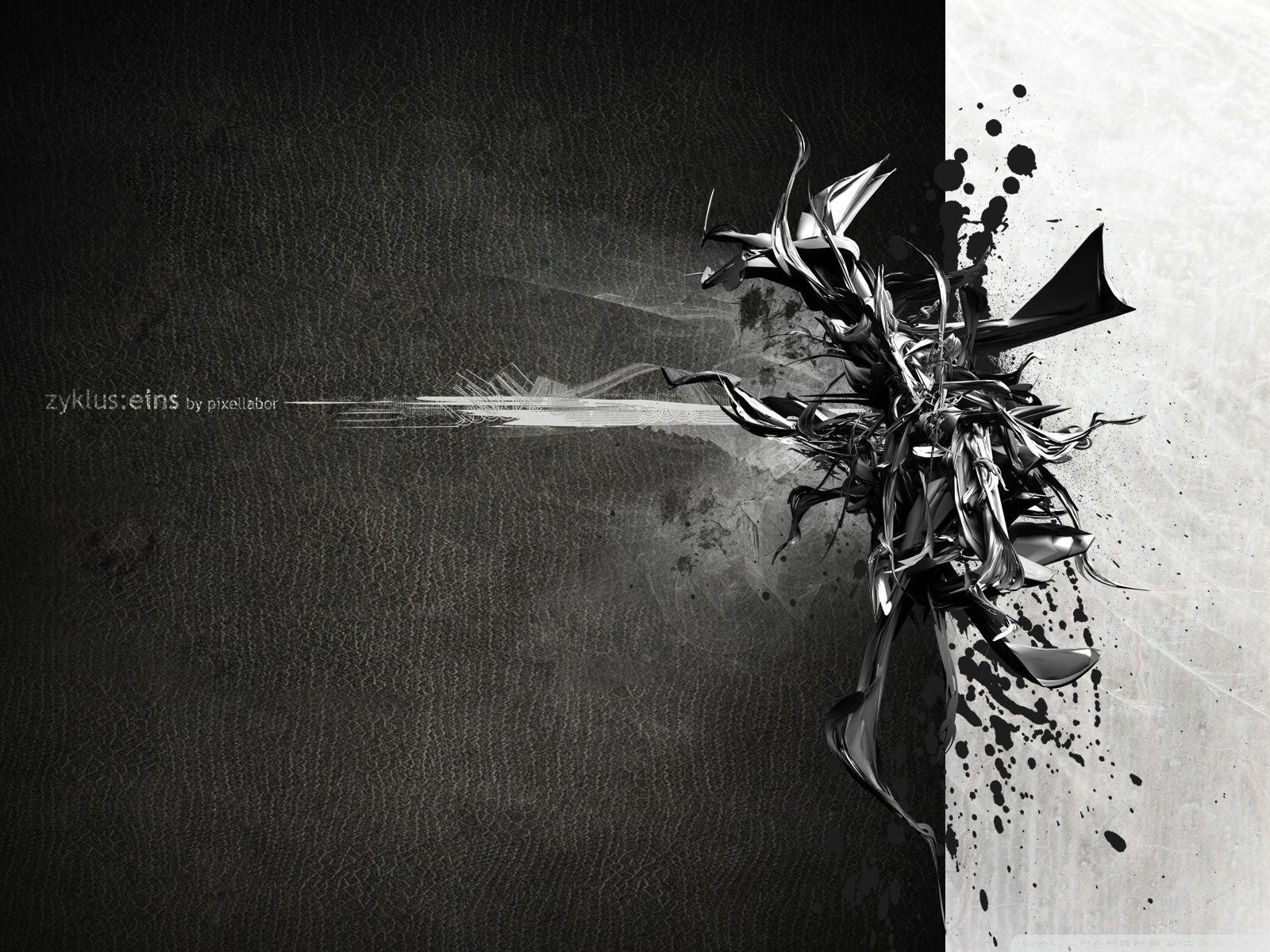 Black and White Abstract 4K Wallpapers Top Free Black and White