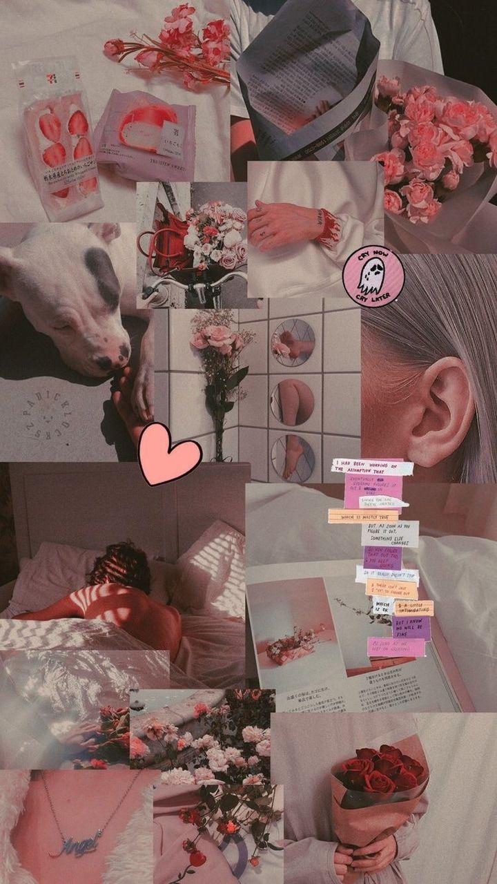 Pink Collage Wallpapers Top Free Pink Collage Backgrounds