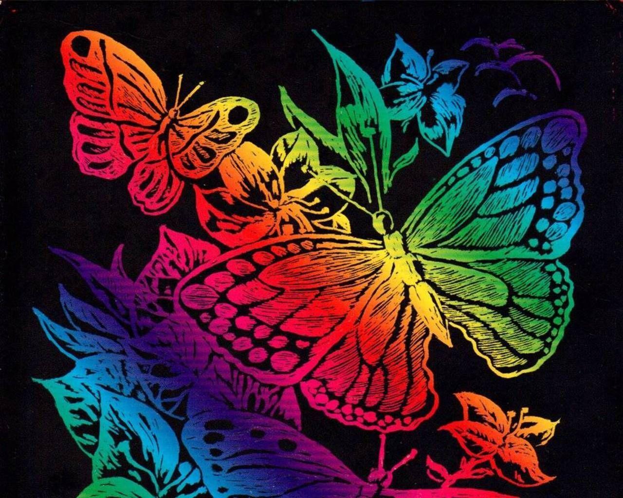 Rainbow Butterfly Wallpapers Top Free Rainbow Butterfly Backgrounds