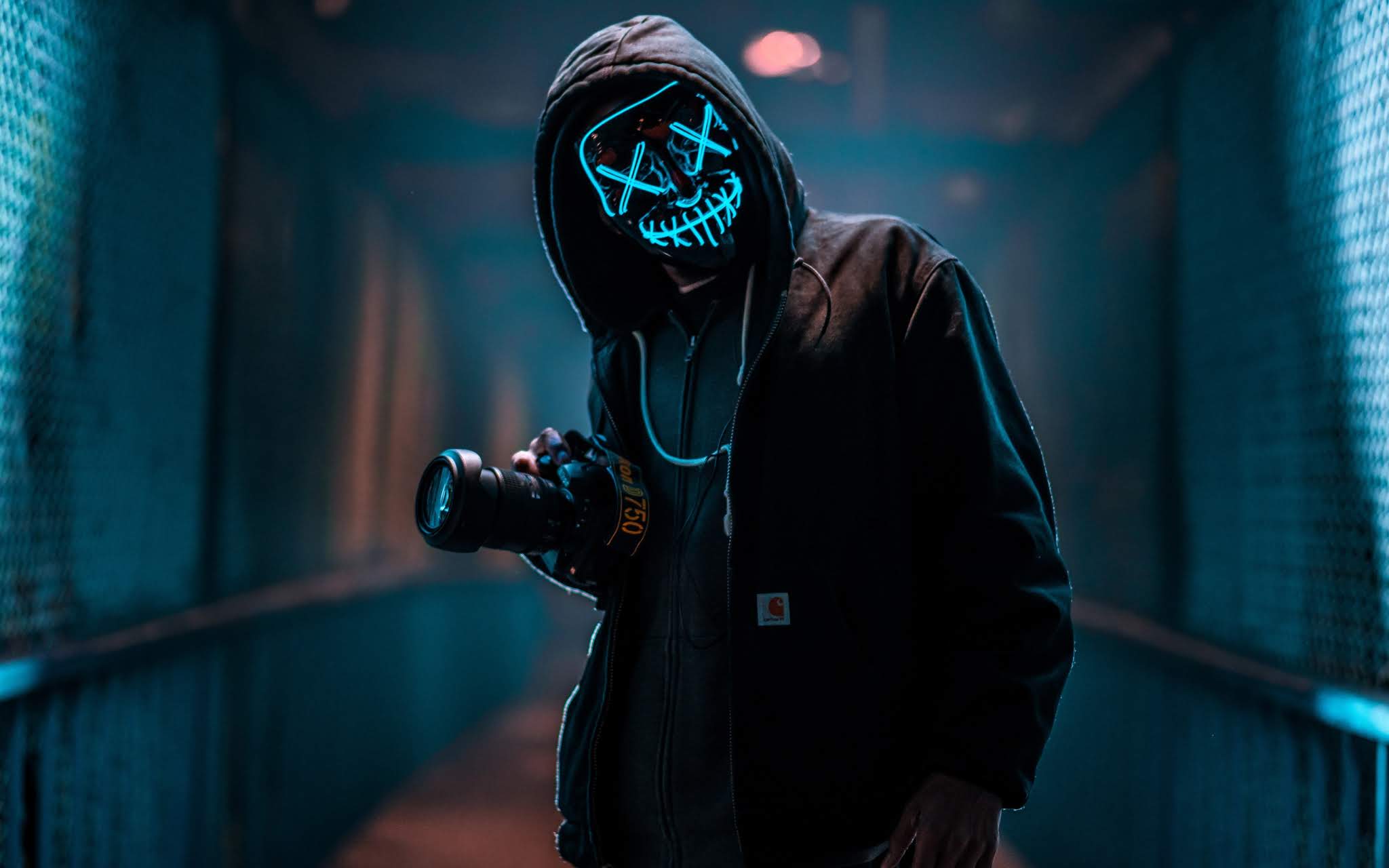 Neon Gas Mask Wallpapers Top Free Neon Gas Mask Backgrounds