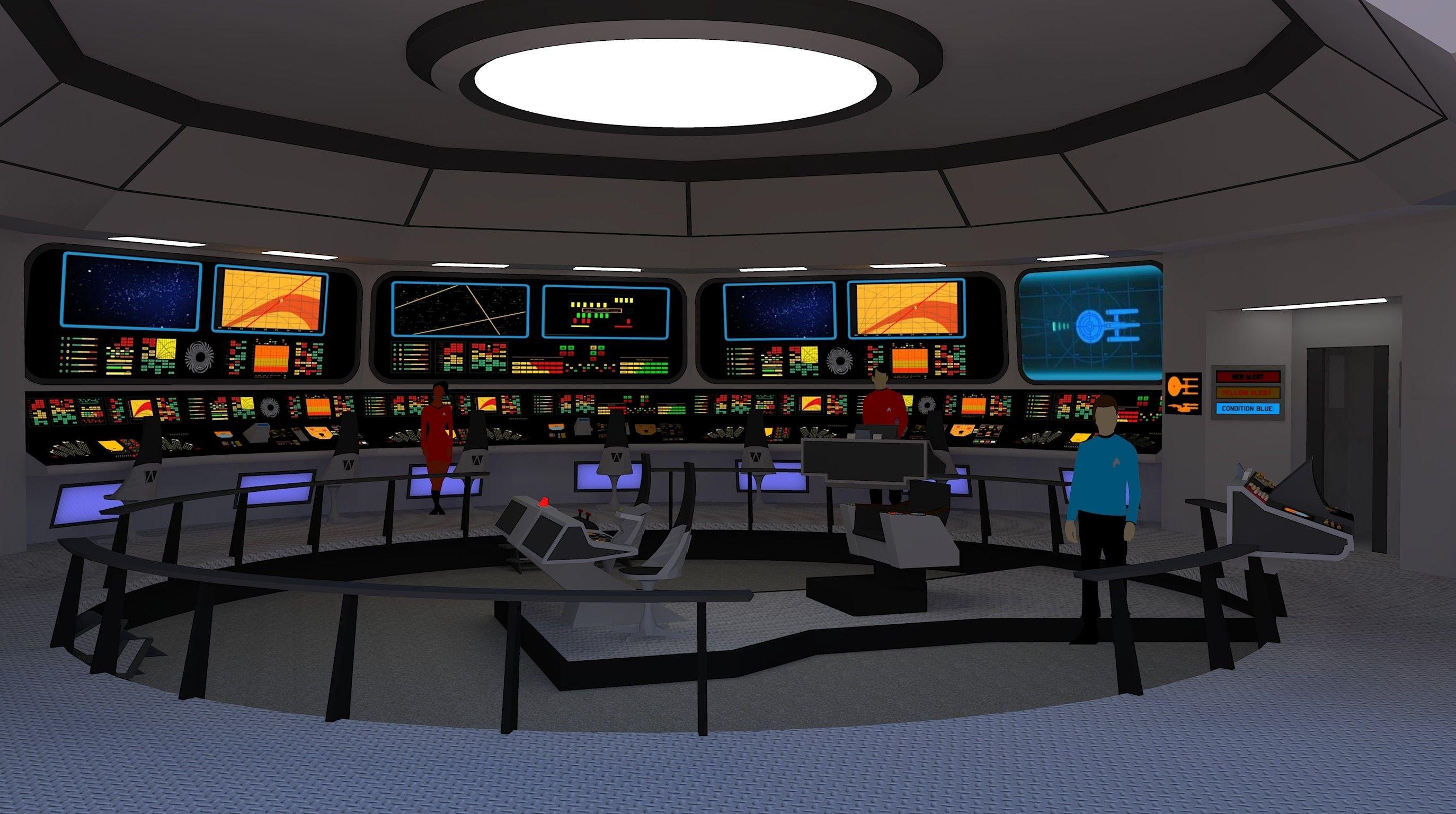 Zoom Backgrounds Star Trek Bridge Background
