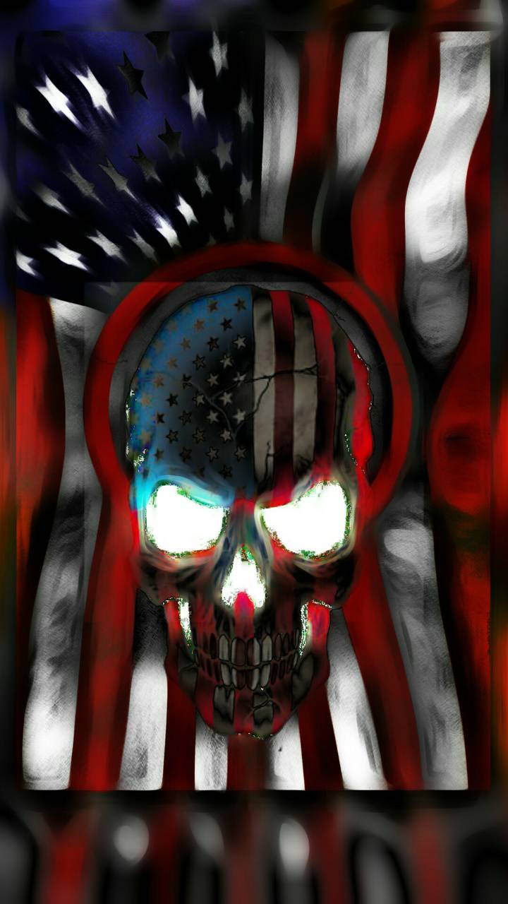 USA Skull Wallpapers Top Free USA Skull Backgrounds WallpaperAccess