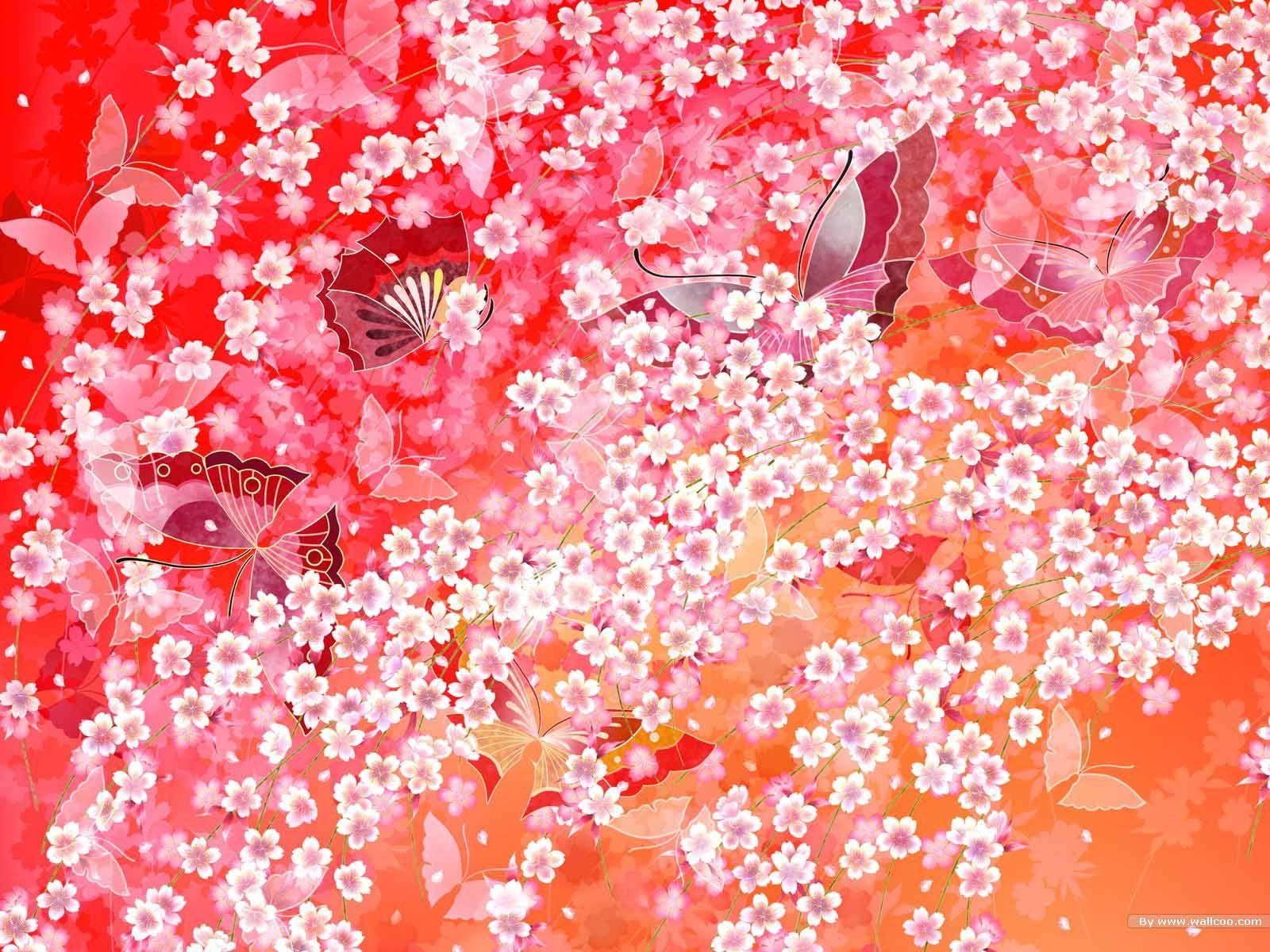 Japanese Flower Art Wallpapers Top Free Japanese Flower Art