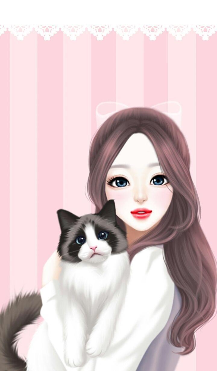 Pretty Girl Cartoon Wallpapers Top Free Pretty Girl Cartoon