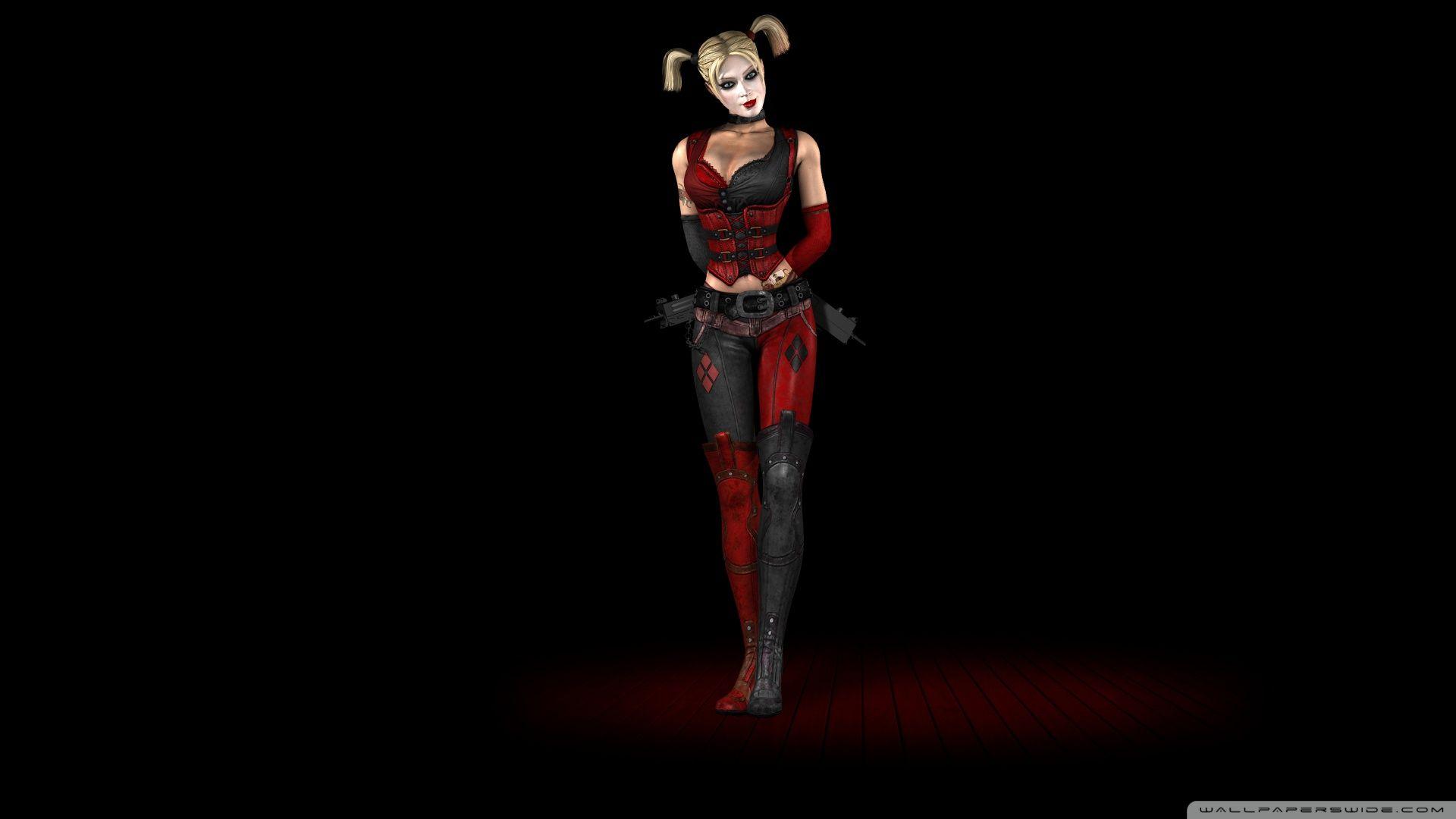 Harley Quinn Black Wallpaper