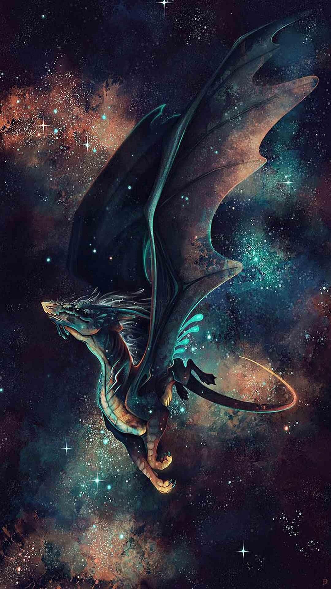 Galaxy Dragon Wallpapers Top Free Galaxy Dragon Backgrounds