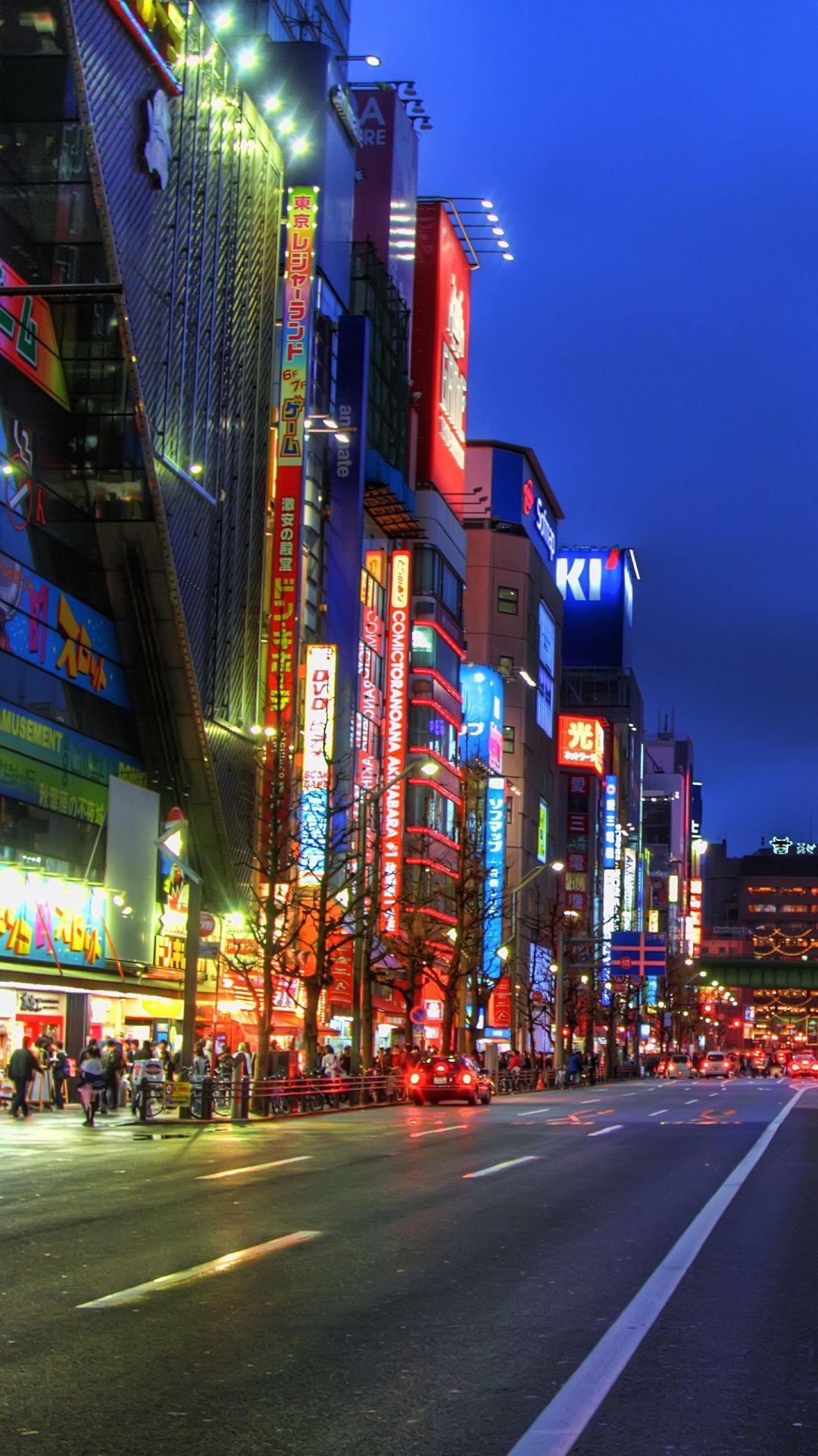 Neon Tokyo Wallpaper 4K Iphone hassuttelia