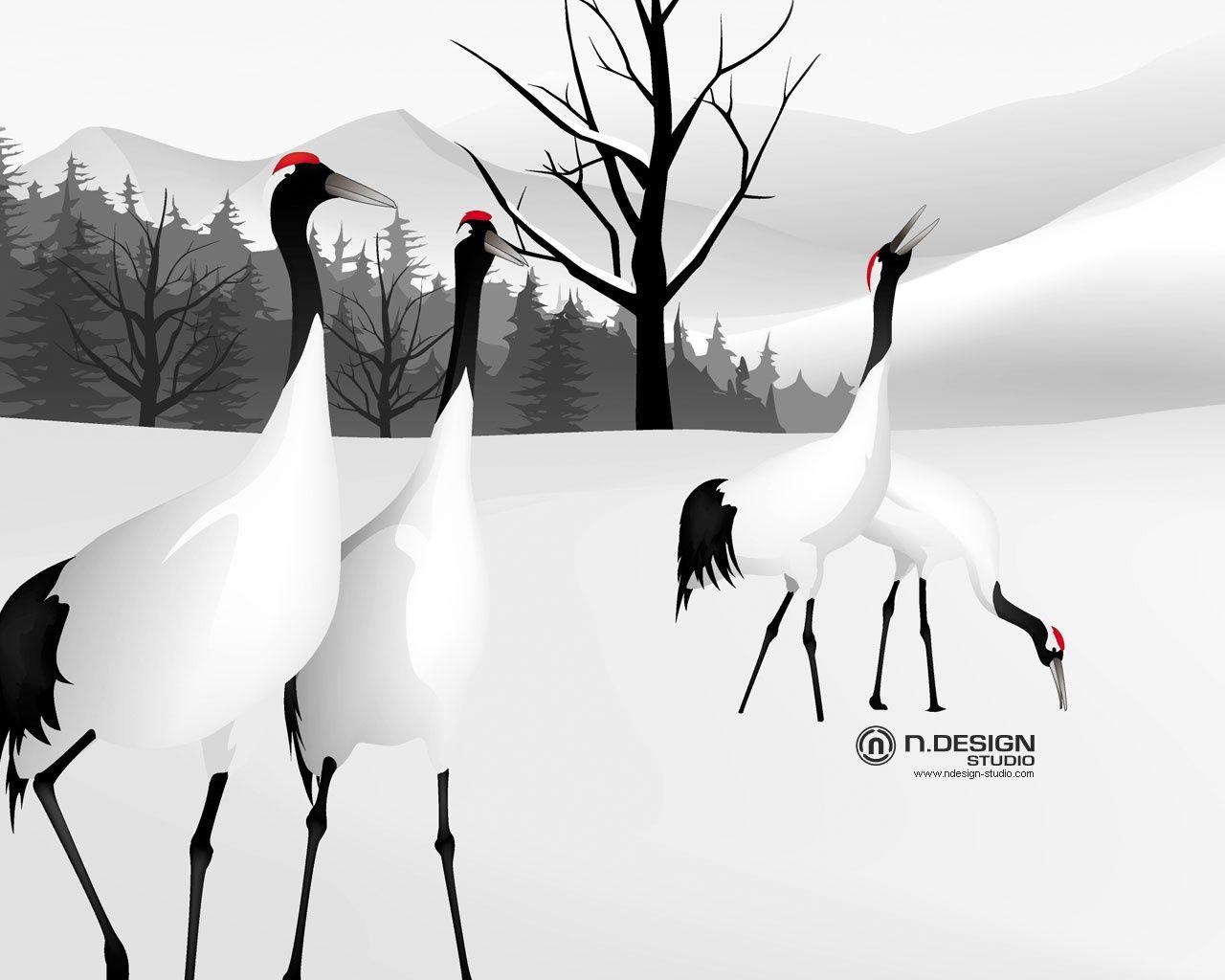 Japanese Crane Wallpapers Top Free Japanese Crane Backgrounds