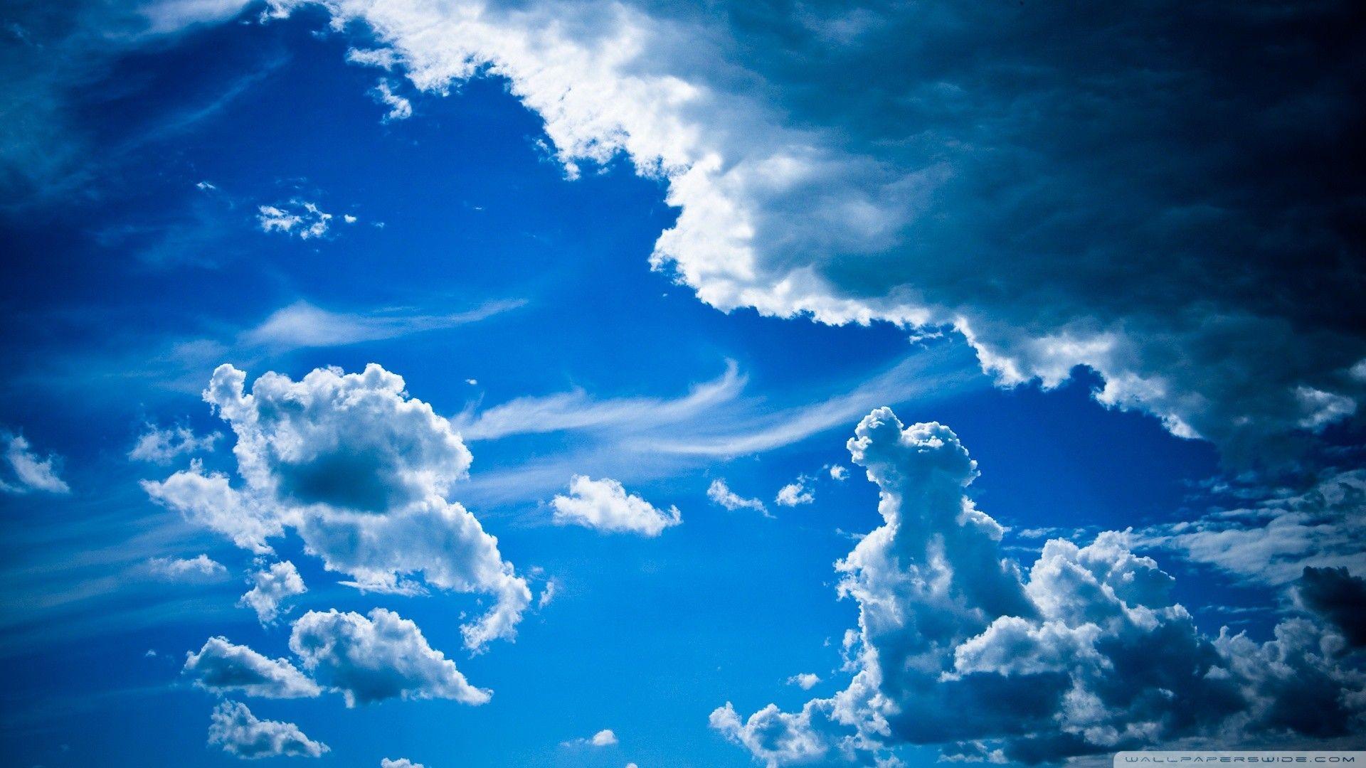 Blue Cloud Wallpapers Top Free Blue Cloud Backgrounds WallpaperAccess