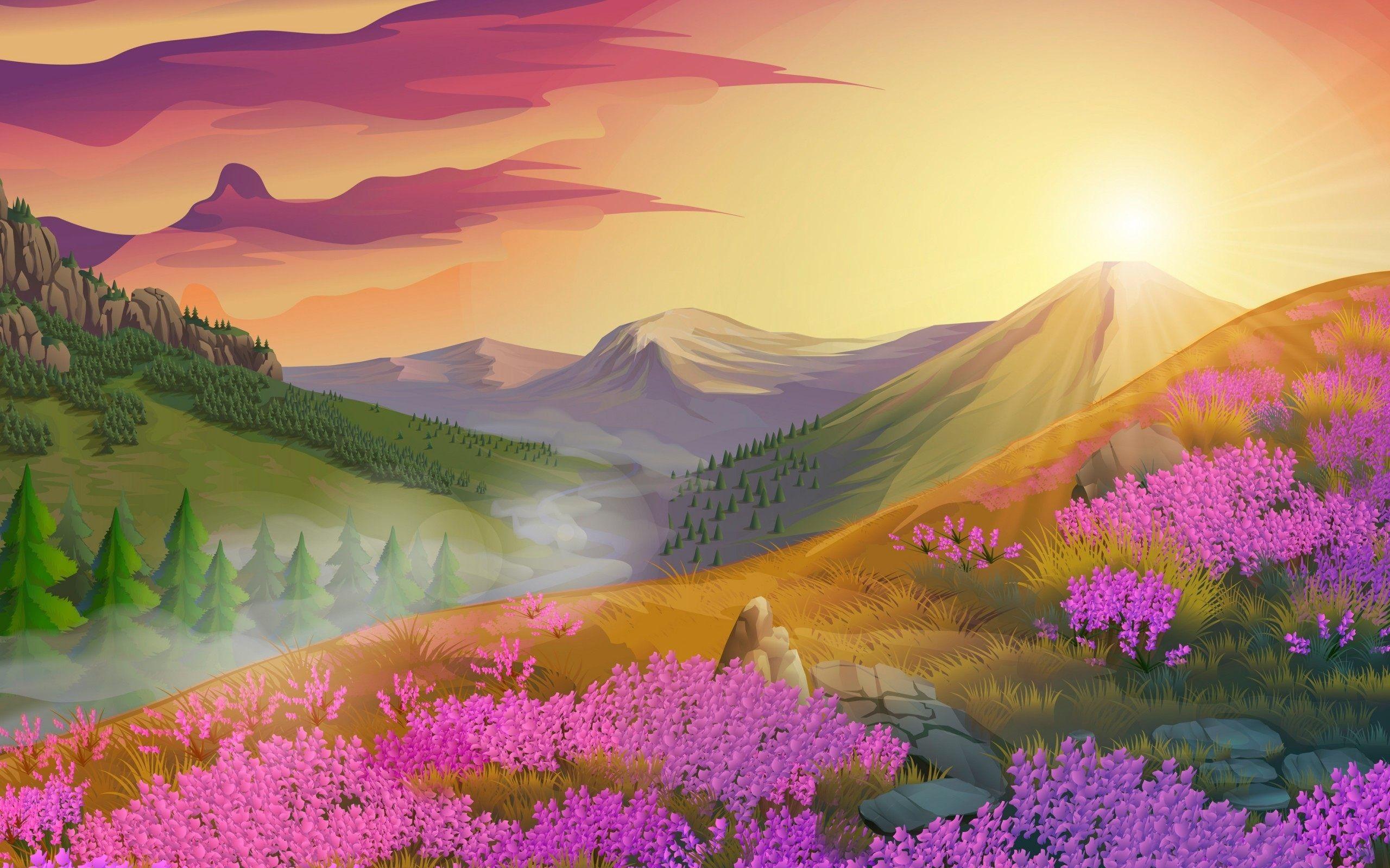 Nature Painting Wallpapers Top Free Nature Painting Backgrounds