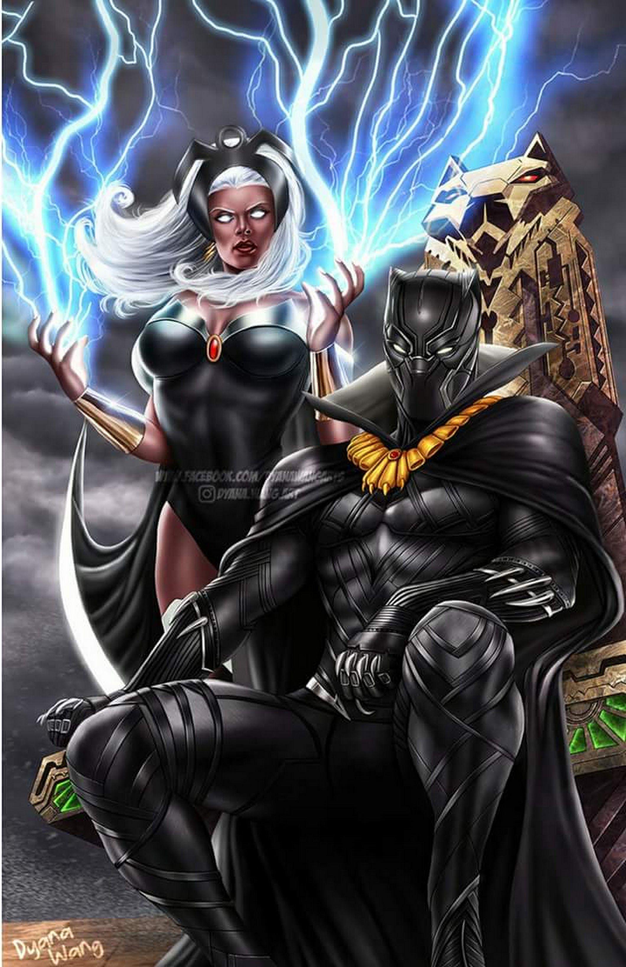 Black Panther and Storm Wallpapers Top Free Black Panther and Storm
