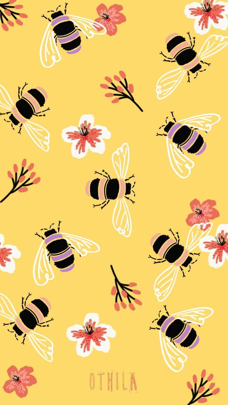 Yellow Bee Aesthetic Wallpapers Top Free Yellow Bee Aesthetic