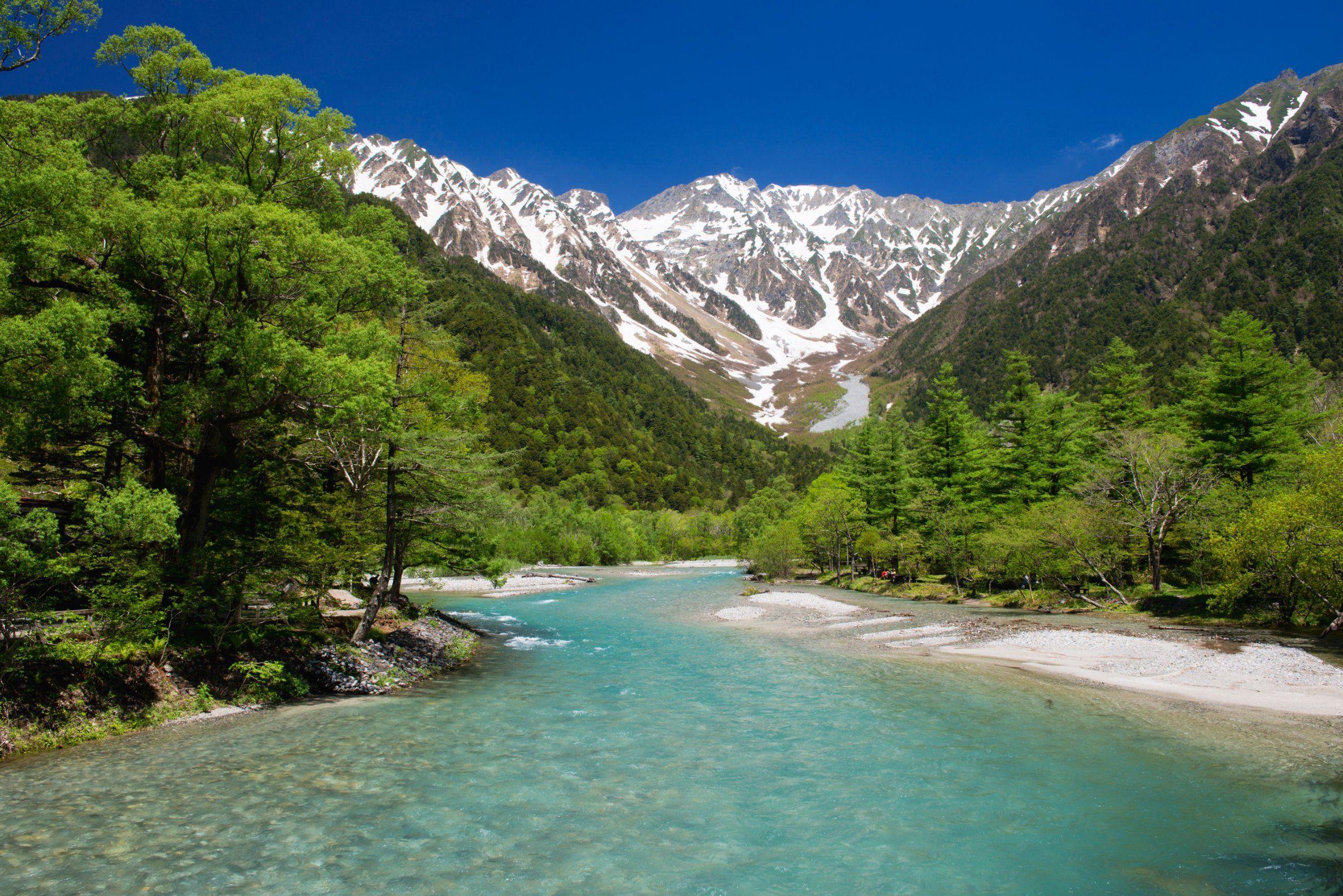 Japan Mountain River Wallpapers Top Free Japan Mountain River