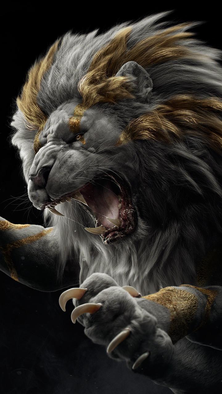 Fierce Lion Wallpapers Top Free Fierce Lion Backgrounds WallpaperAccess