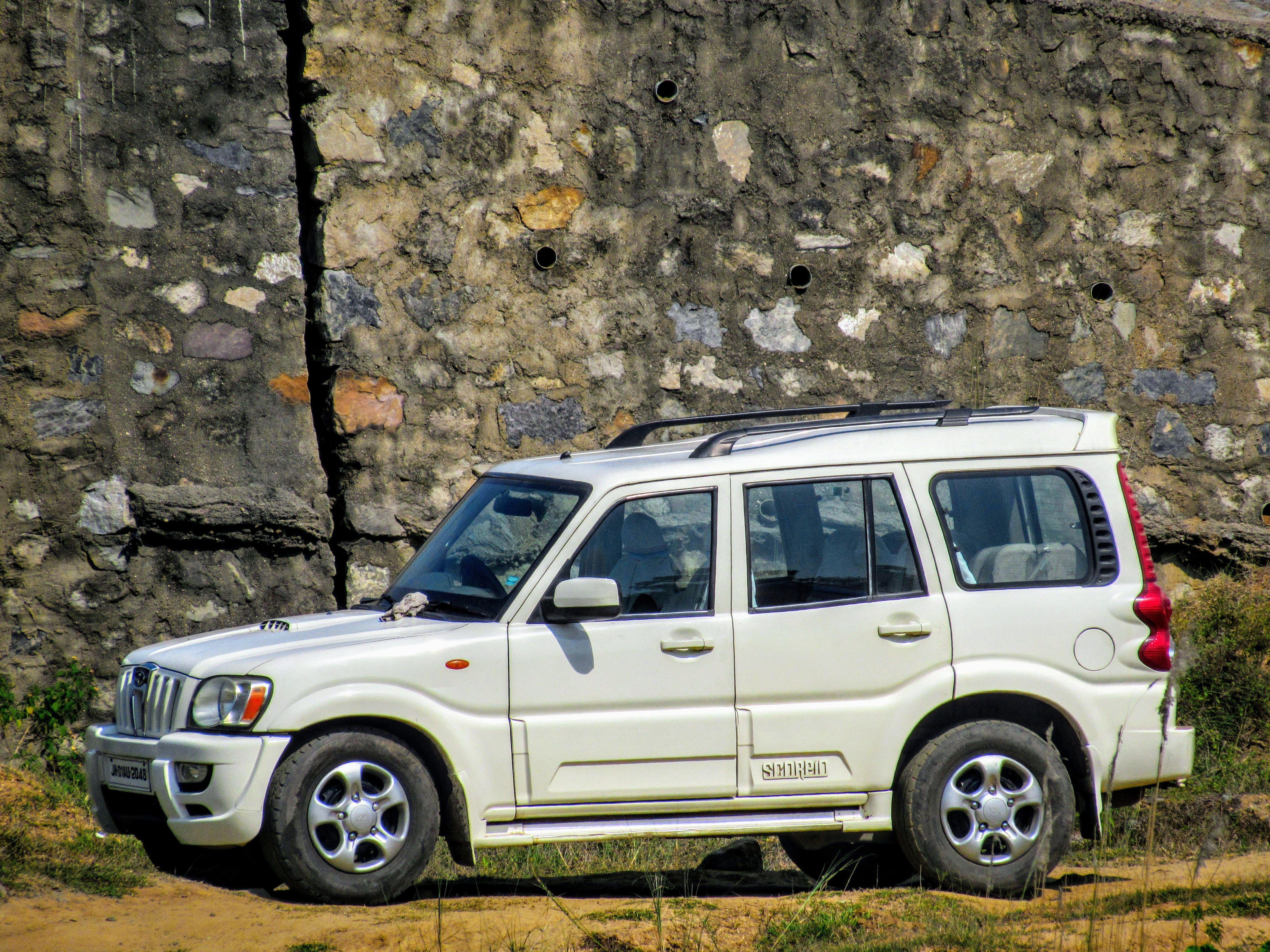 Mahindra Scorpio White Wallpaper Hd