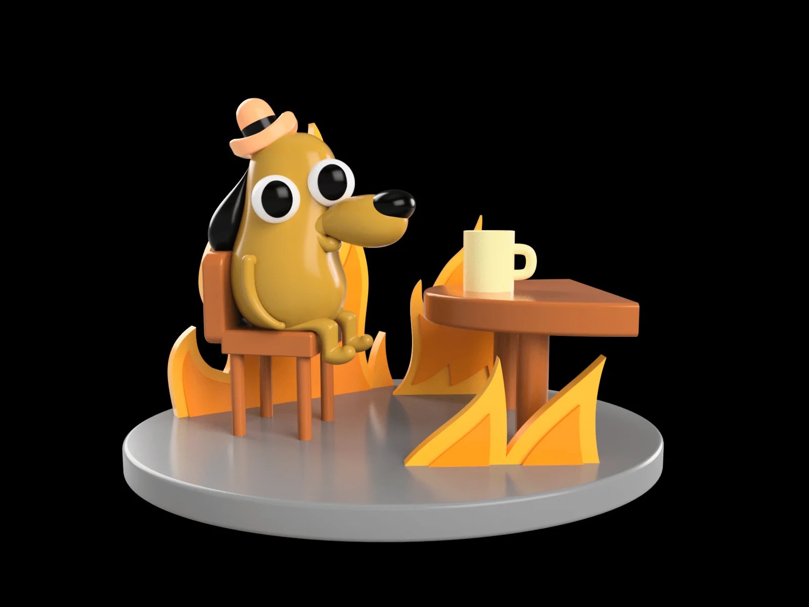 This Is Fine Wallpapers Top Free This Is Fine Backgrounds