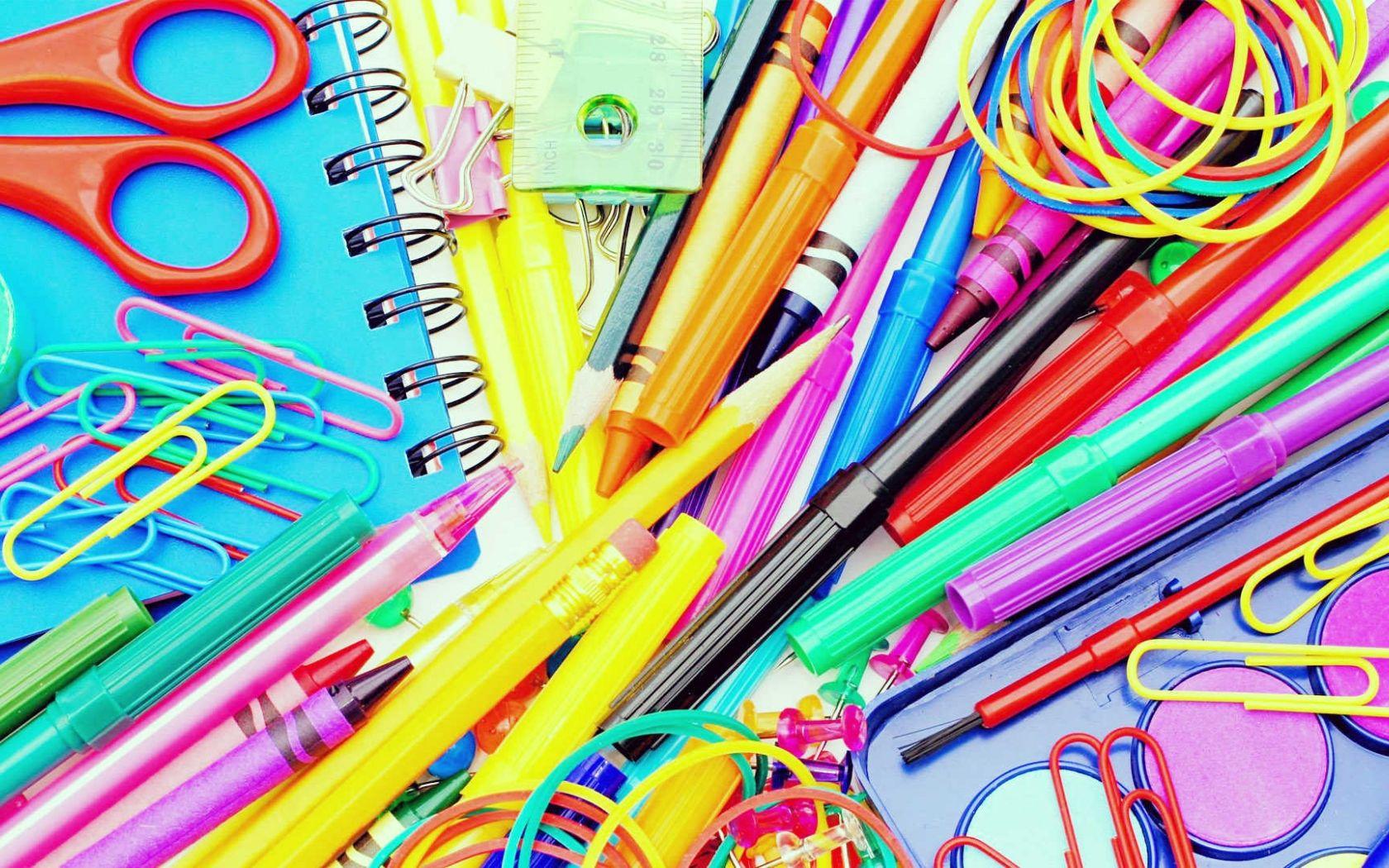 School Supplies Wallpapers Top Free School Supplies Backgrounds