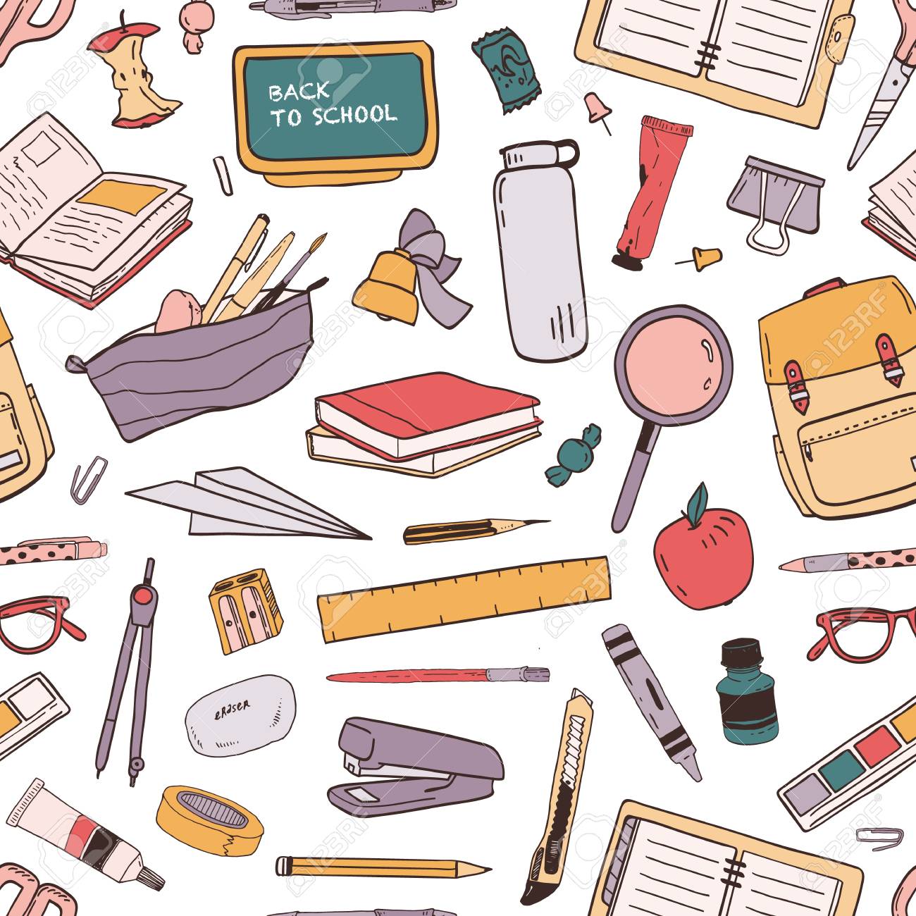 School Supplies Wallpapers Top Free School Supplies Backgrounds