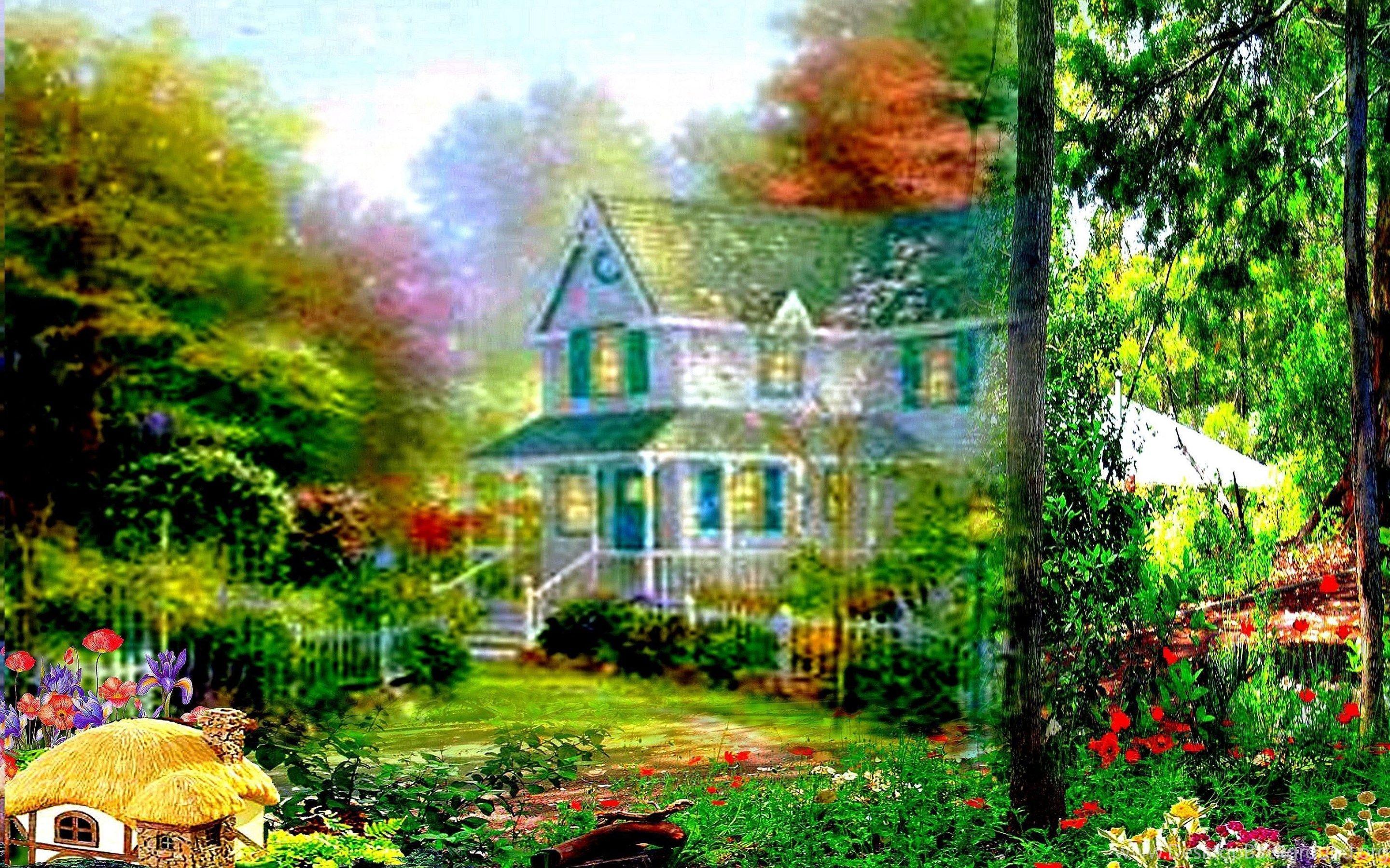 Garden House Wallpapers Top Free Garden House Backgrounds