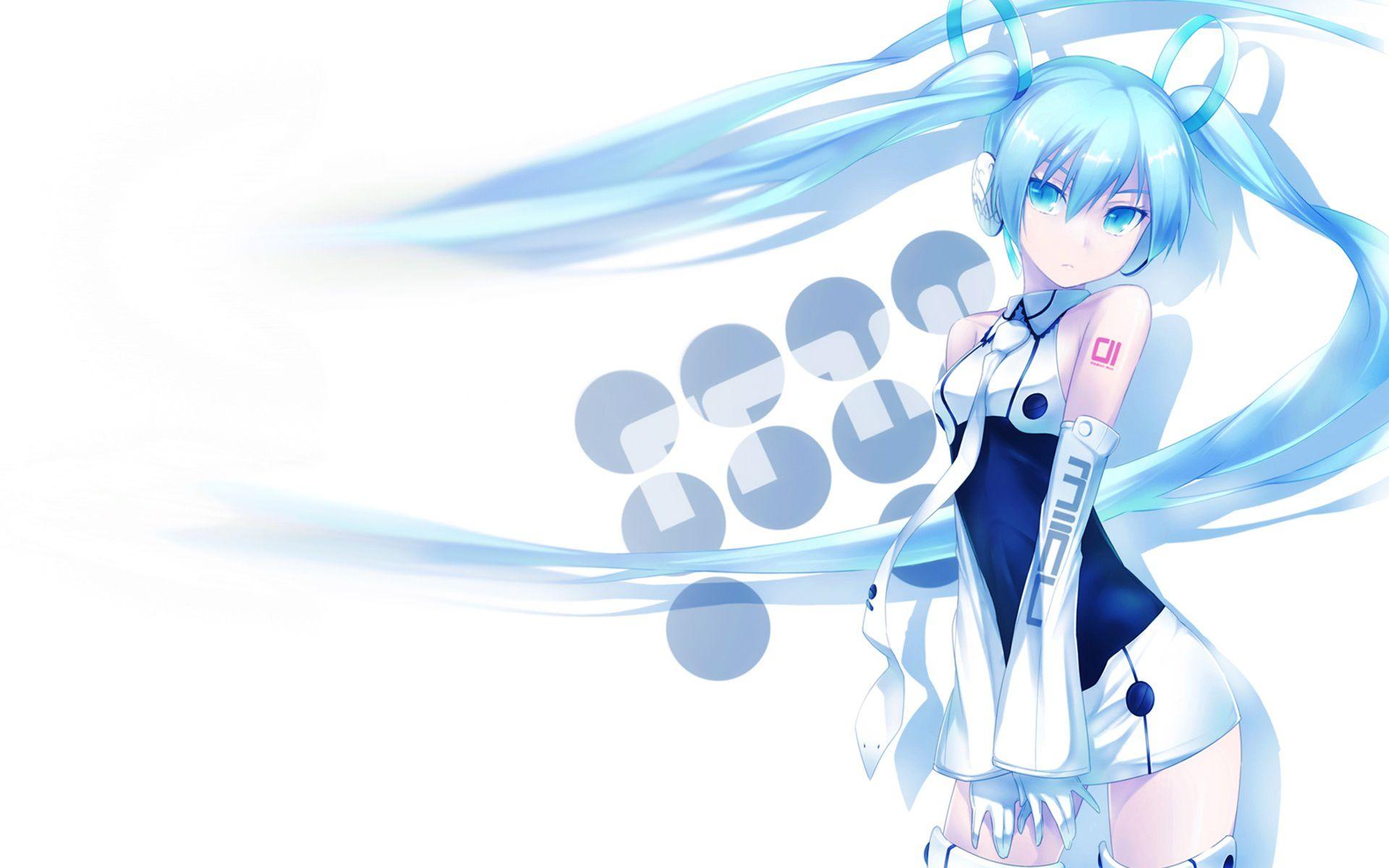 Blue and White Anime Wallpapers Top Free Blue and White Anime