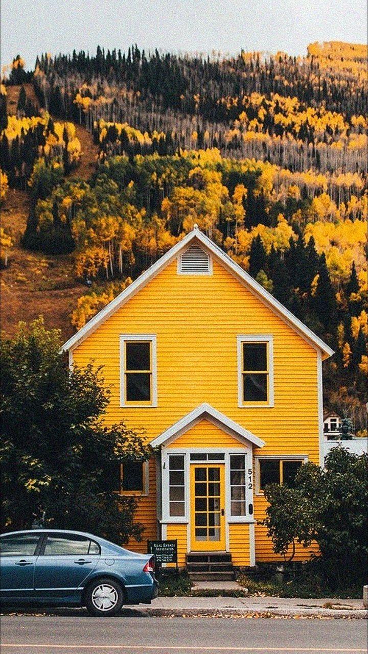 Yellow House Wallpapers Top Free Yellow House Backgrounds WallpaperAccess