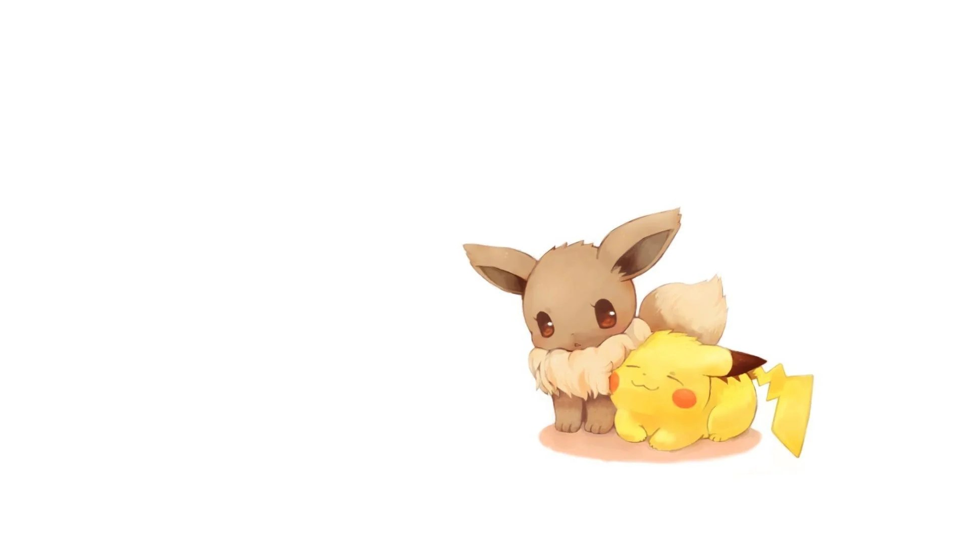Pikachu and Eevee Wallpapers Top Free Pikachu and Eevee Backgrounds