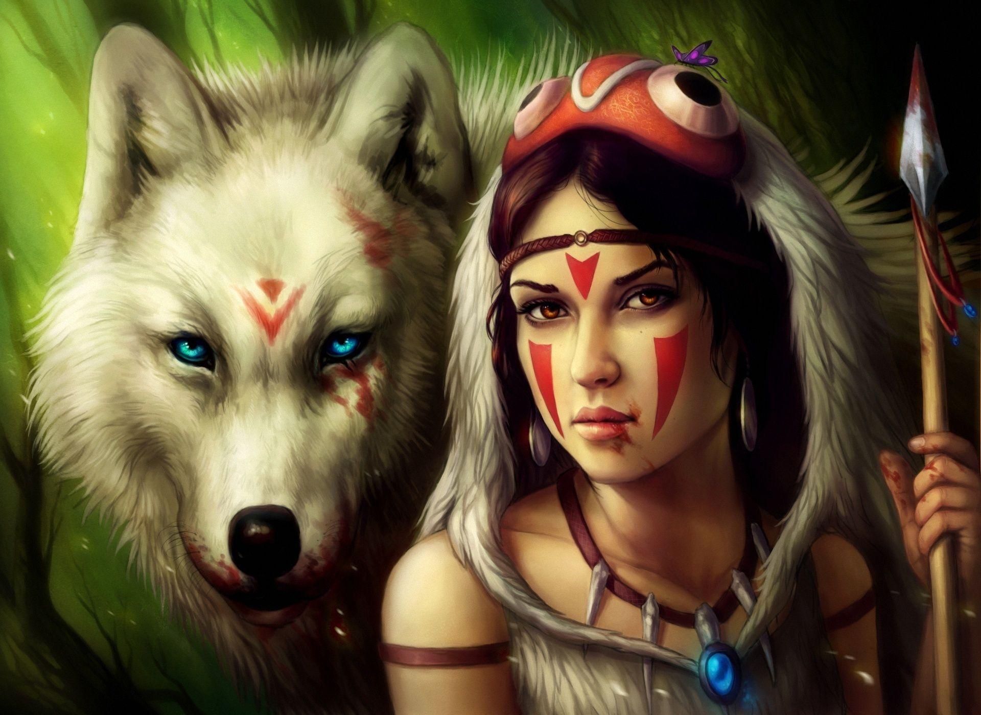 Wolf Girl Wallpapers Top Free Wolf Girl Backgrounds WallpaperAccess